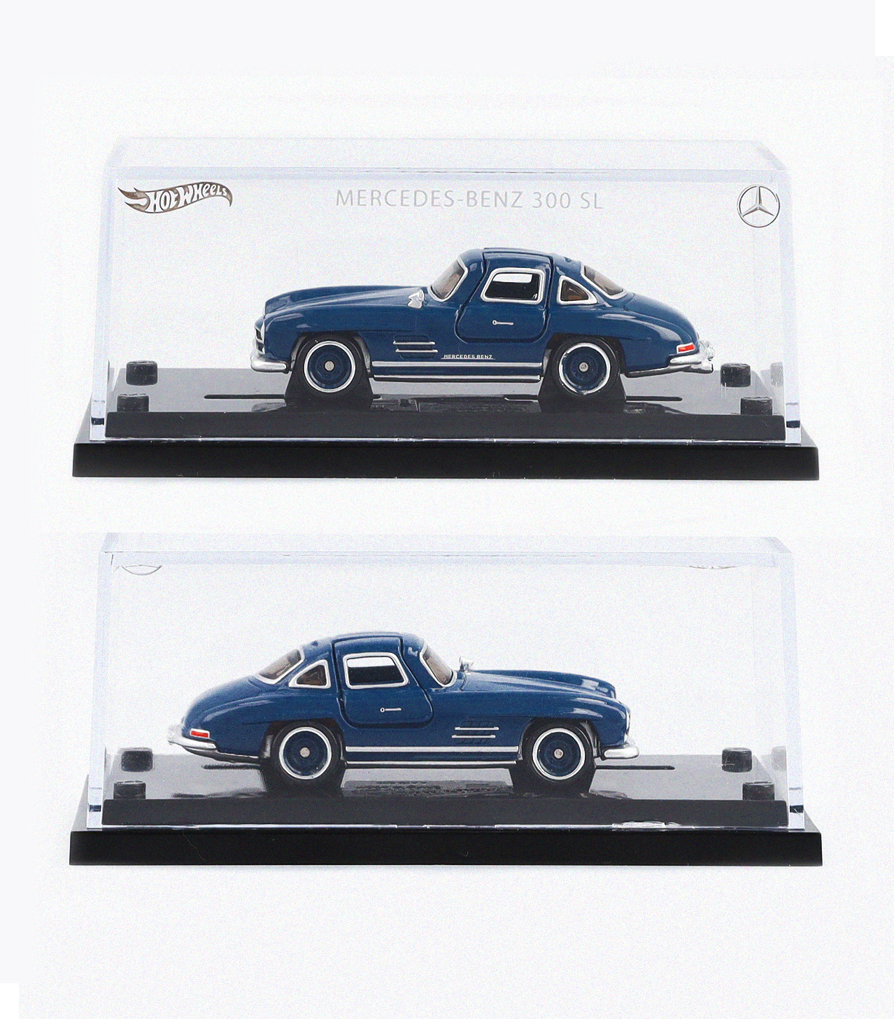 300 SL W 198 (1954-1957), Klemmbaustein Modell - blau, Mattel, 1:12