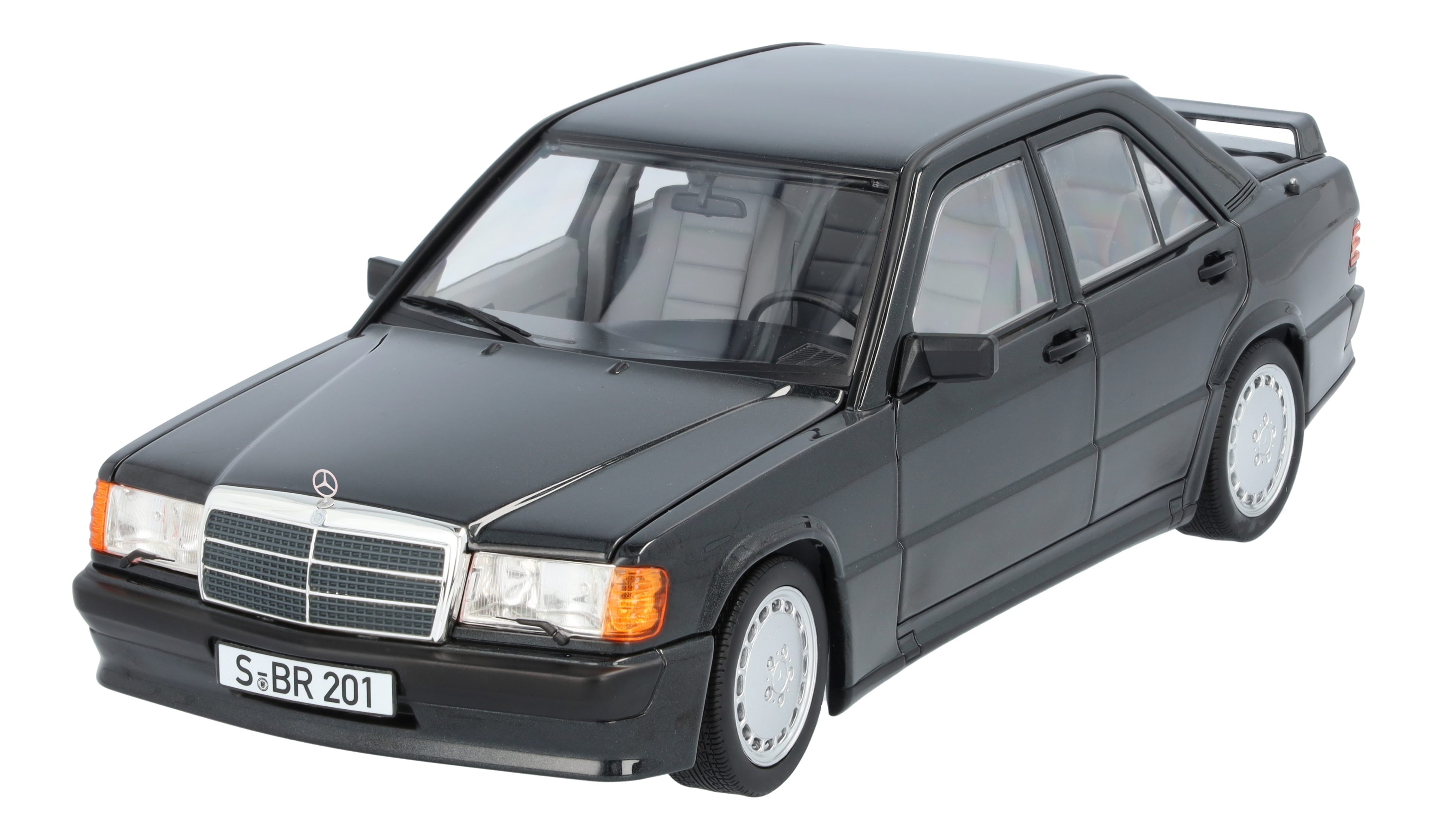 190 E 2.3-16 W 201 (1984-1988) - blauschwarz, Norev, 1:18