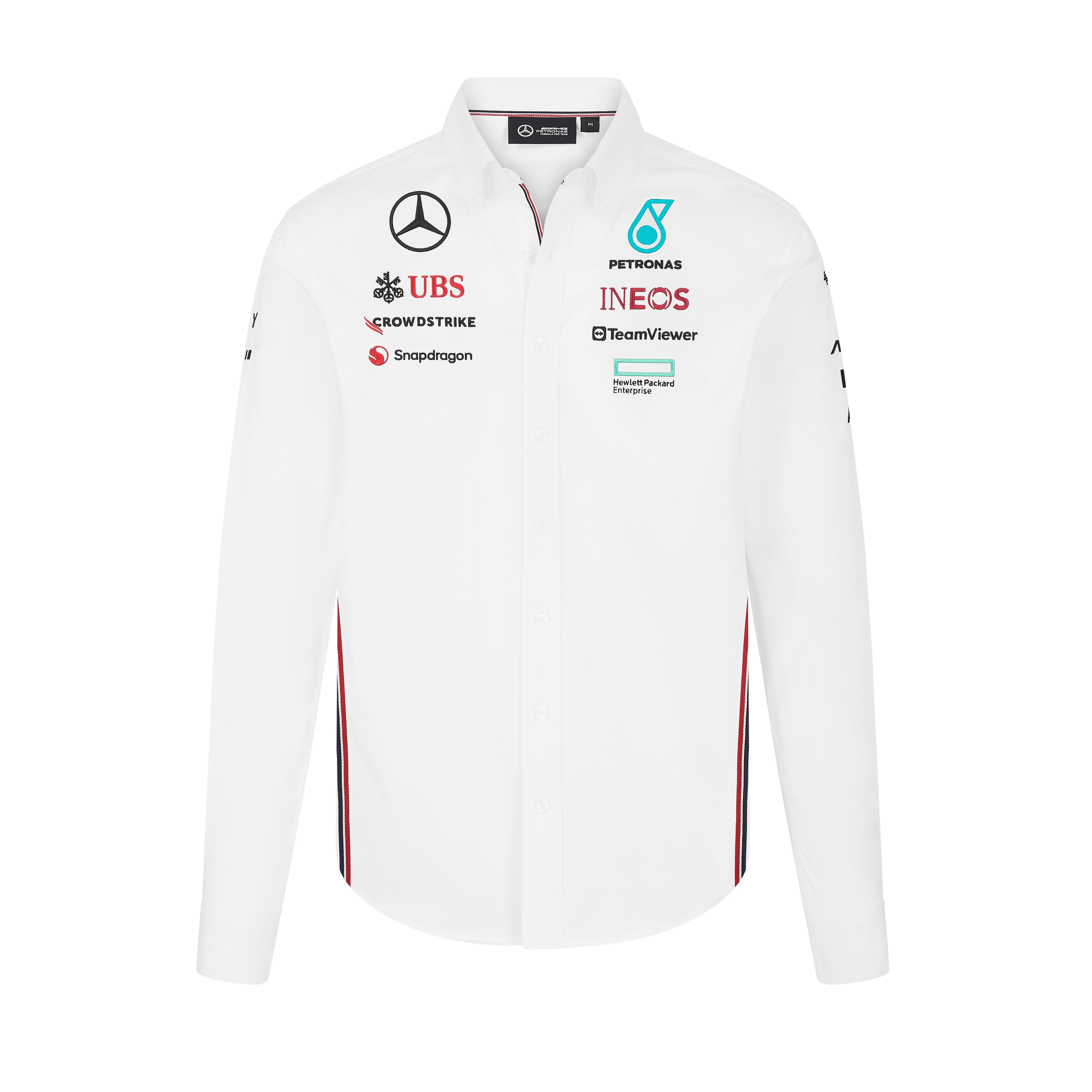 Hemd Herren, Team, Mercedes-AMG F1 - weiß, M Hemd Herren, Team, Mercedes-AMG F1 - weiß, M