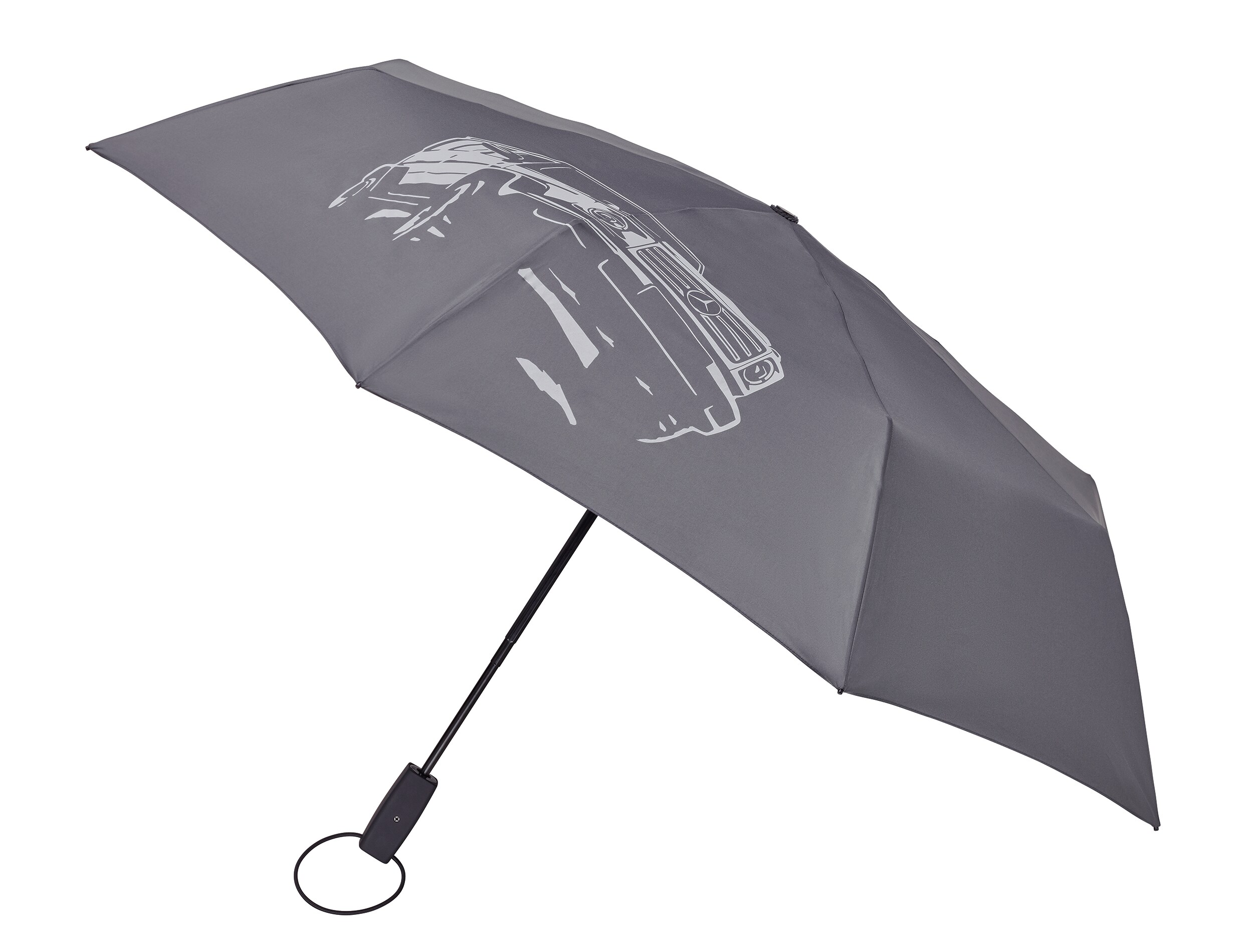 Taschenschirm, G-Klasse - titangrau, Polyester Taschenschirm, G-Klasse - titangrau, Polyester
