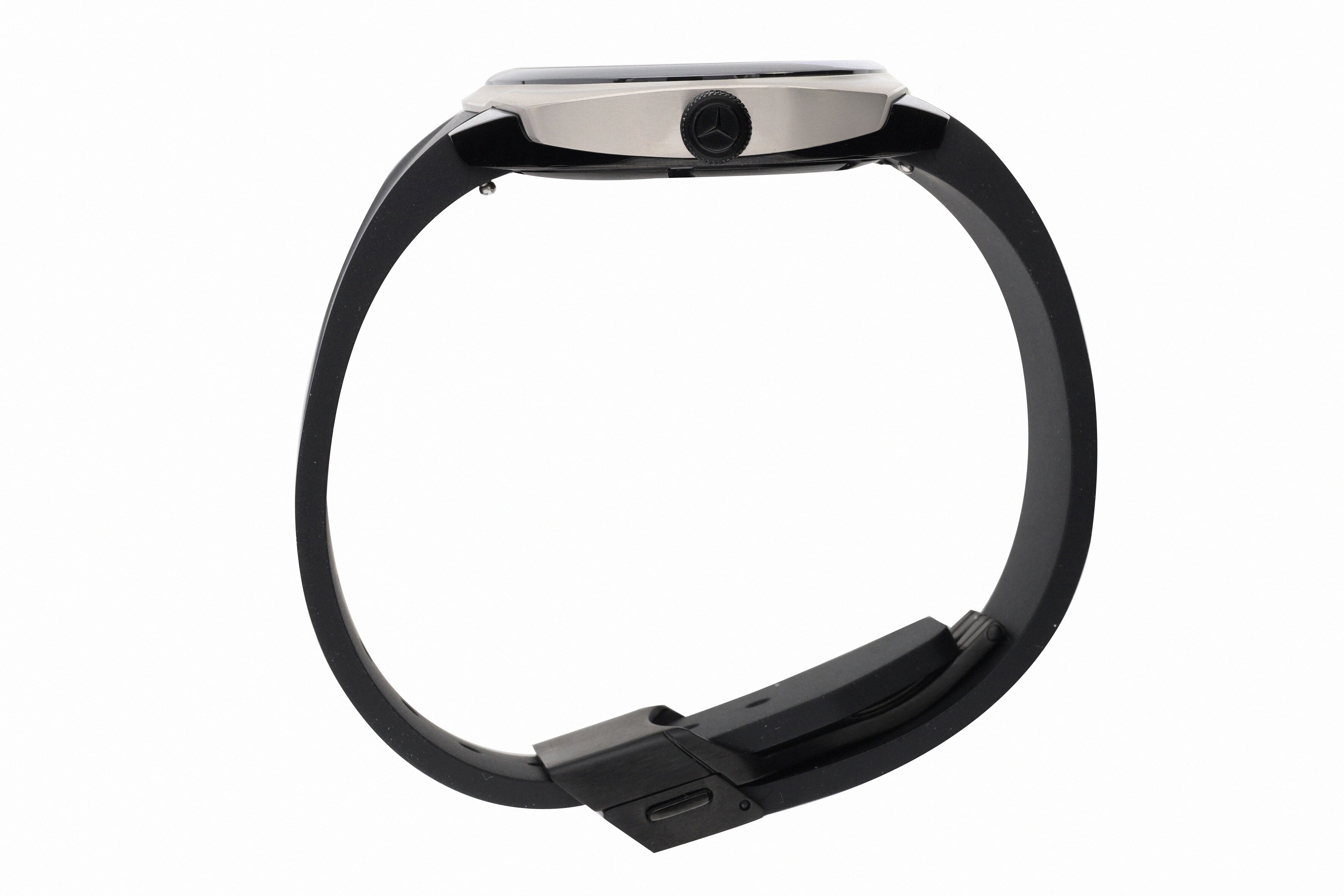 Armbanduhr, Unisex, AMG, Essentials - schwarz / anthrazit / rot, Edelstahl / Titan / Kautschuk