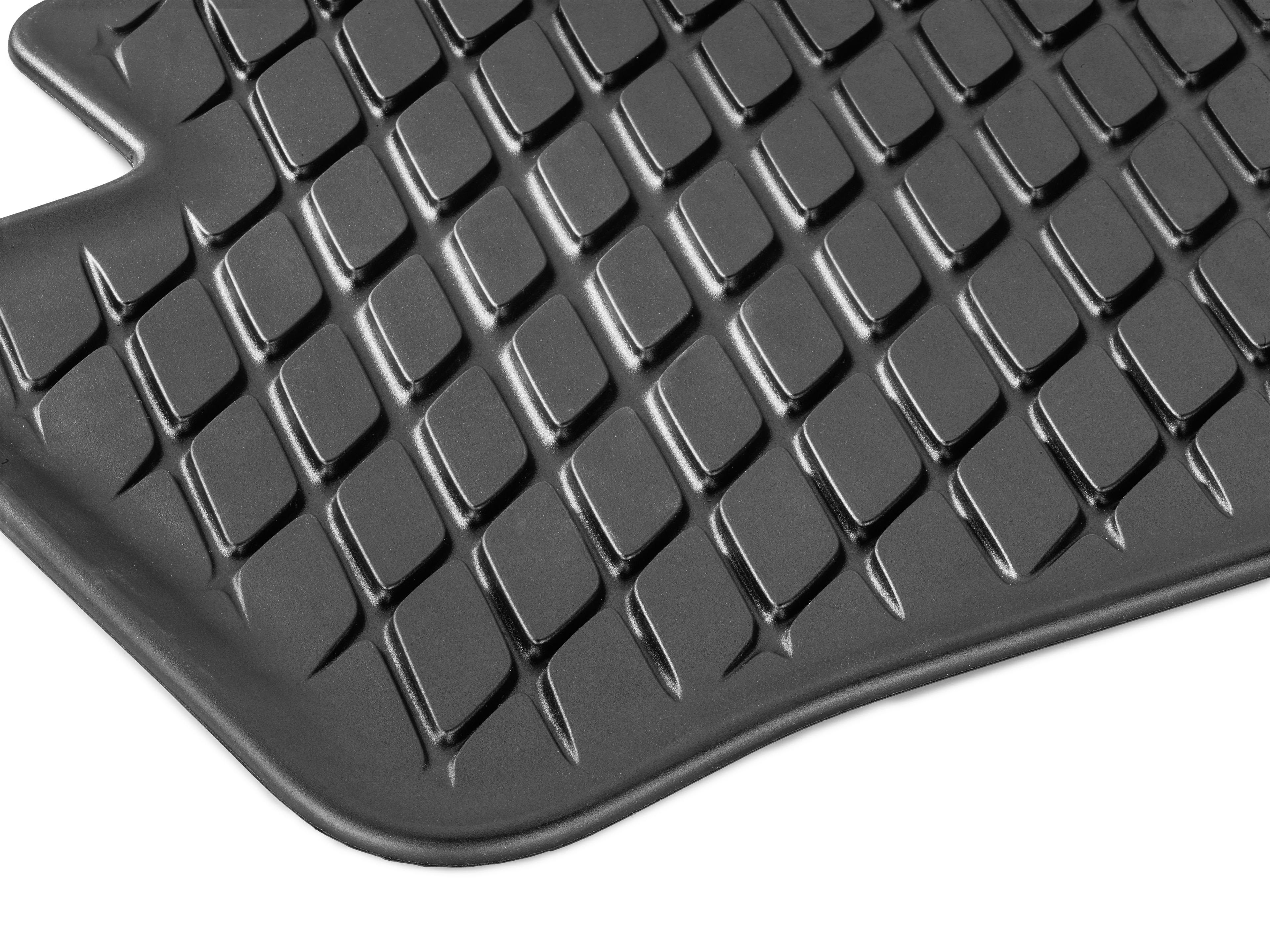 Allwettermatten, Dynamic Squares, Fahrer-/Beifahrermatte, 2-teilig - LL, schwarz