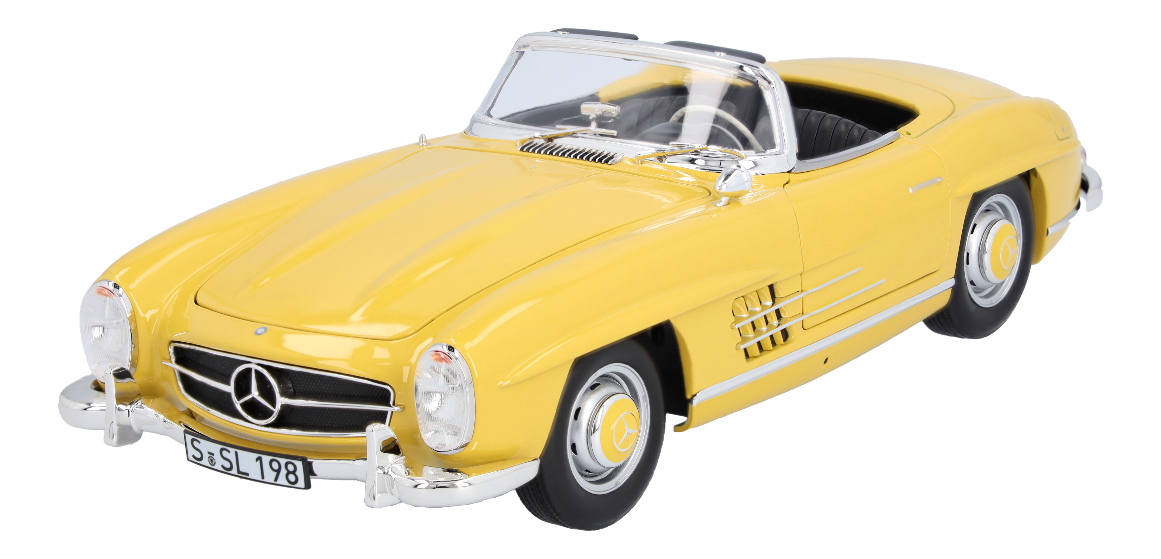 300 SL Roadster W 198 II (1957-1963) - sonnengelb, Norev, 1:18