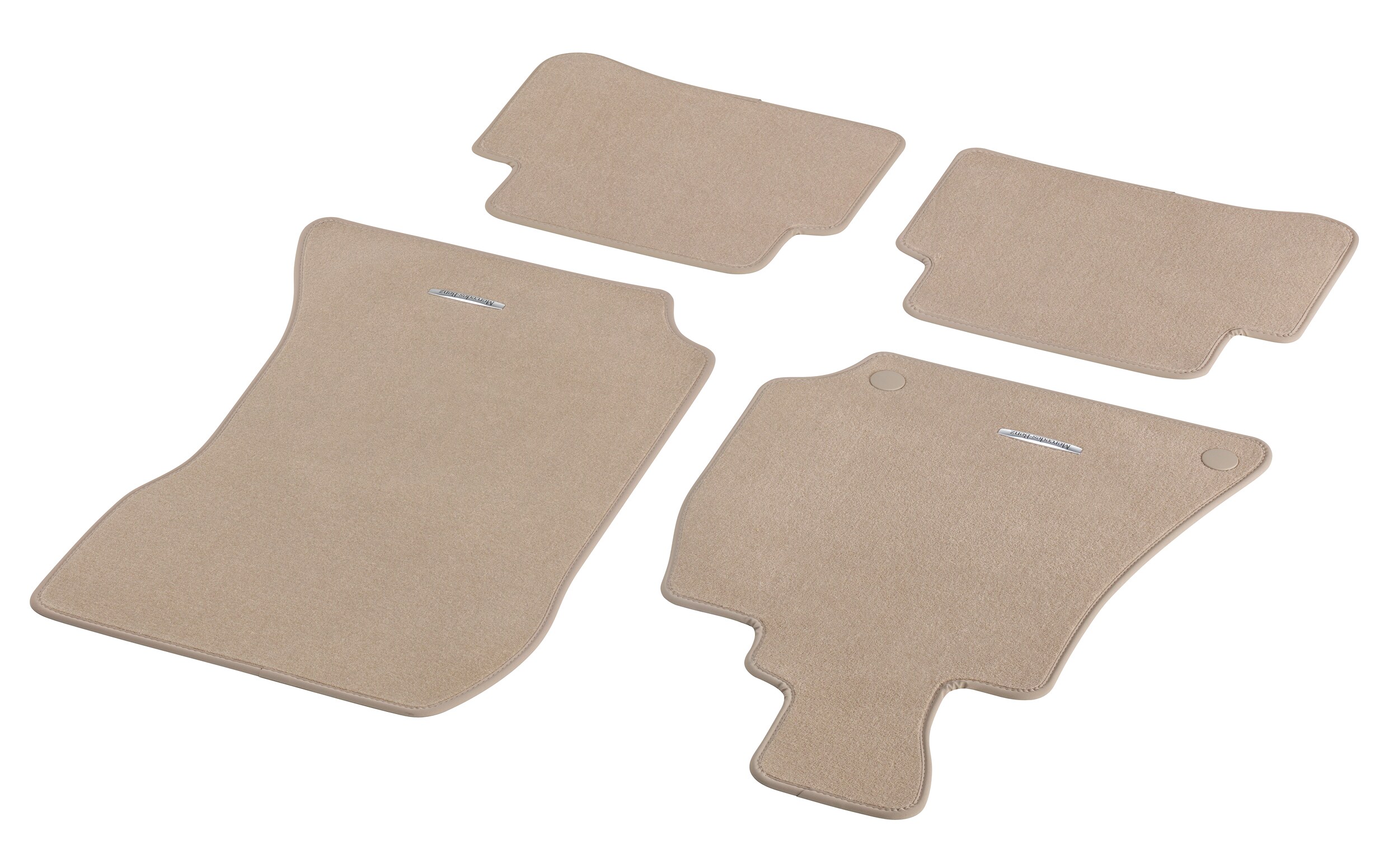 Veloursmatten, CLASSIC, Satz, 4-teilig