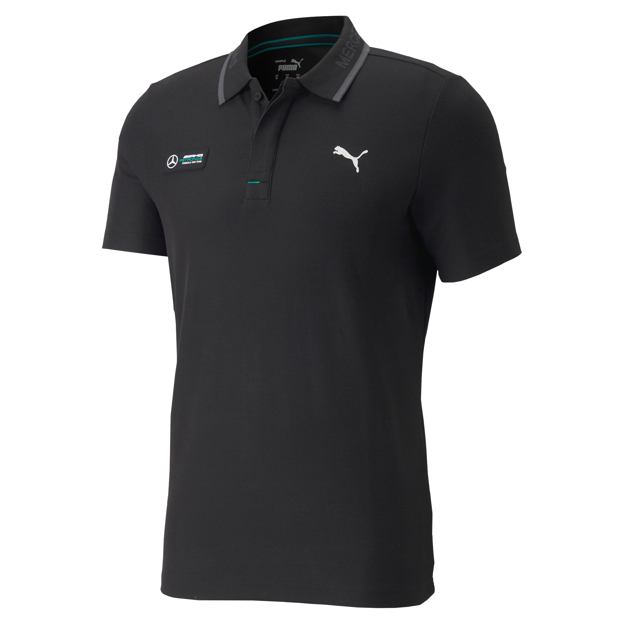 Poloshirt Herren - schwarz, L