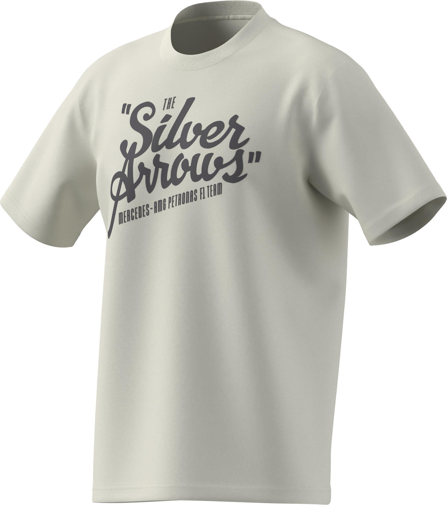 T-Shirt Herren, Mercedes-AMG F1 - offwhite, M