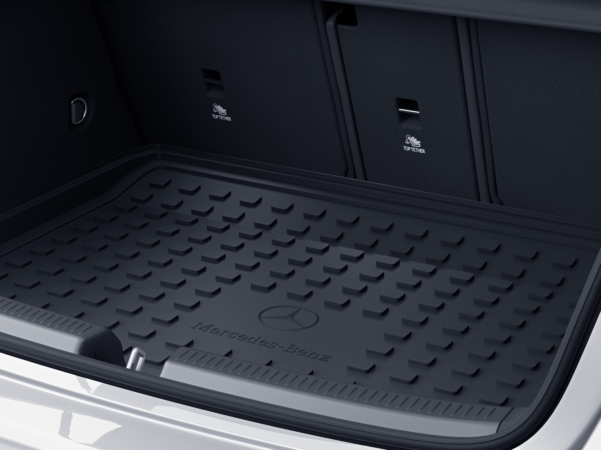 Kofferraumwanne, flach - schwarz, Polypropylen