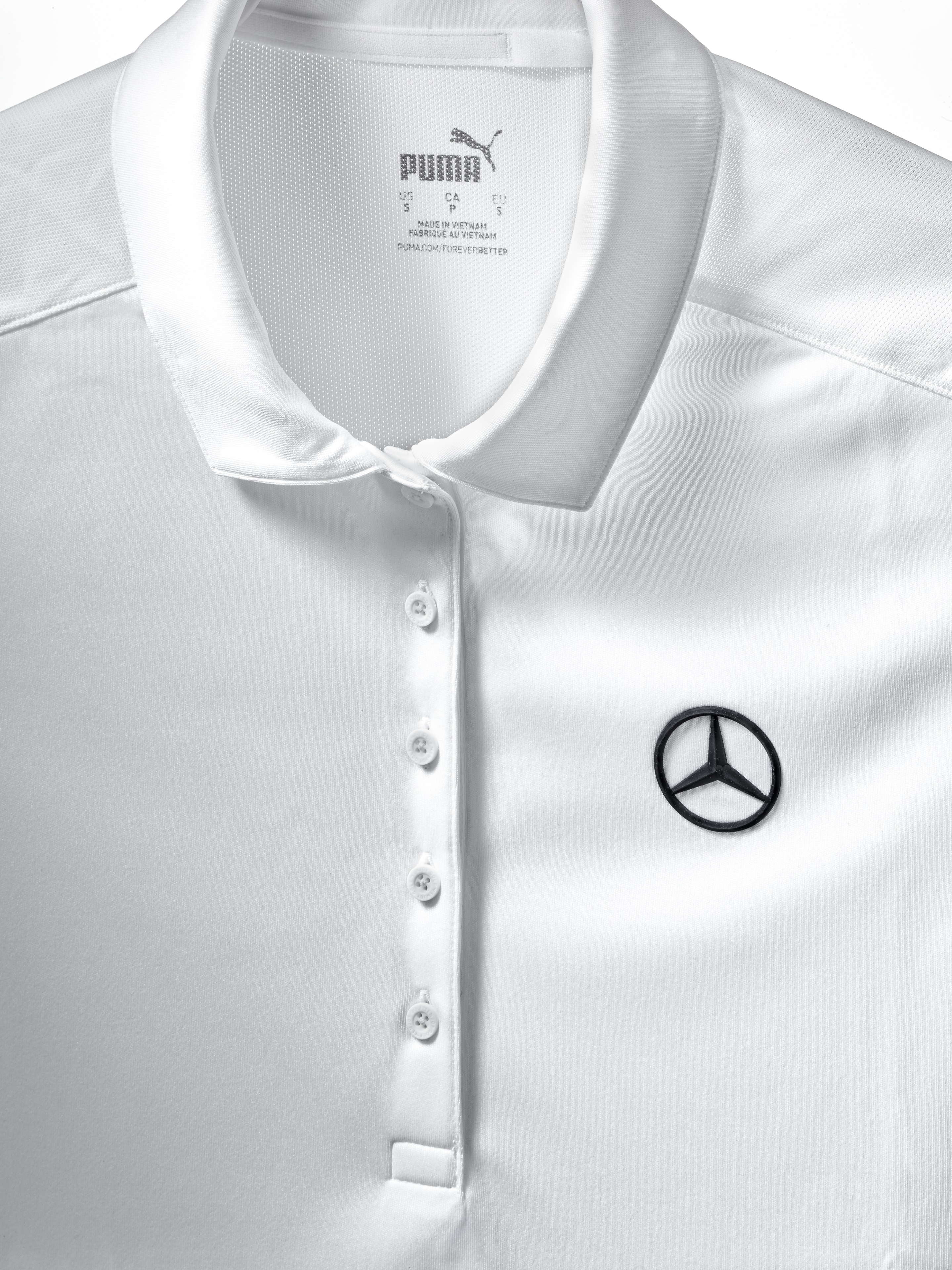 Golf-Poloshirt Damen, Pure - white, L