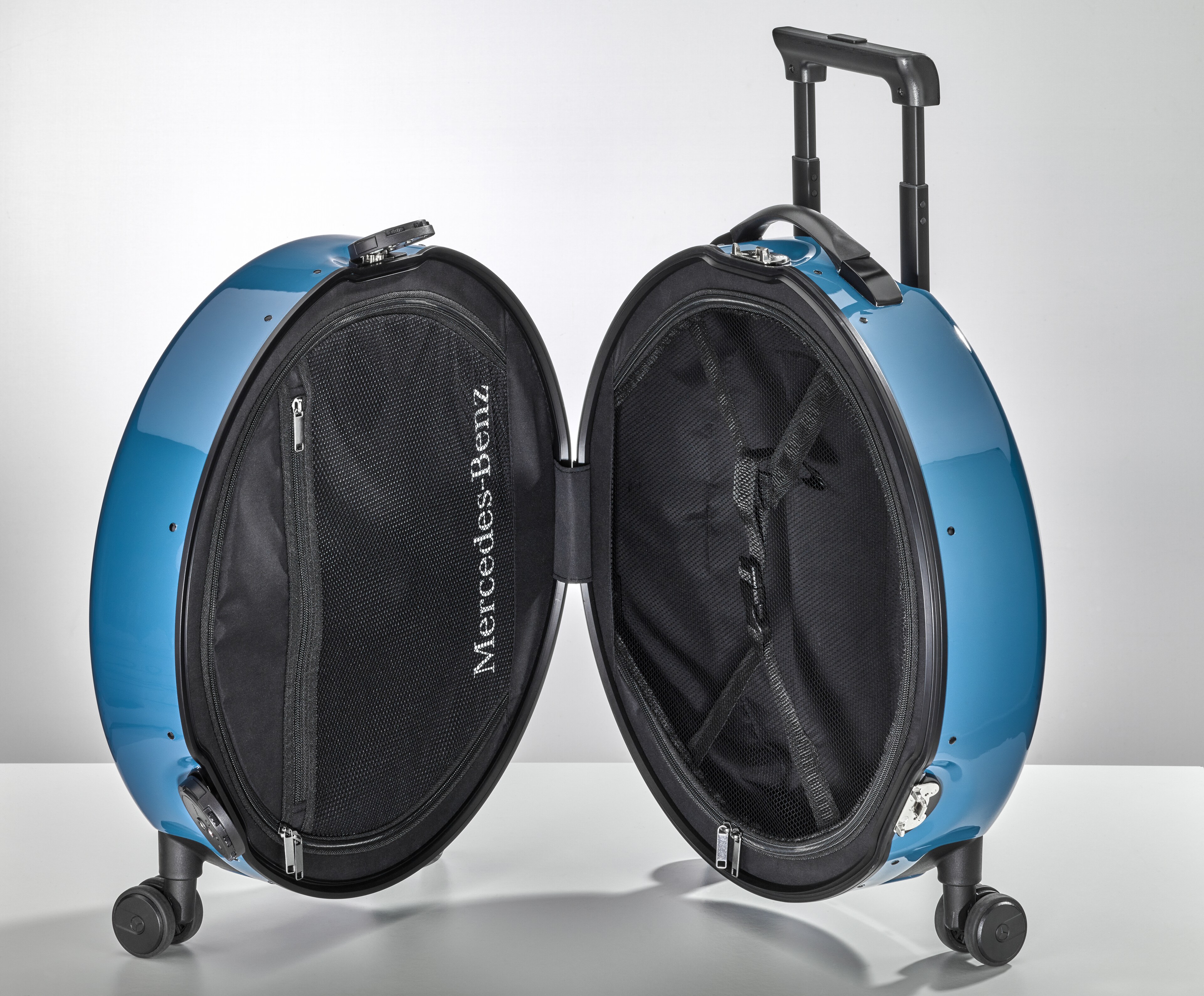 Koffer, G-Klasse - blau, Polycarbonat / Polyester, 45 l