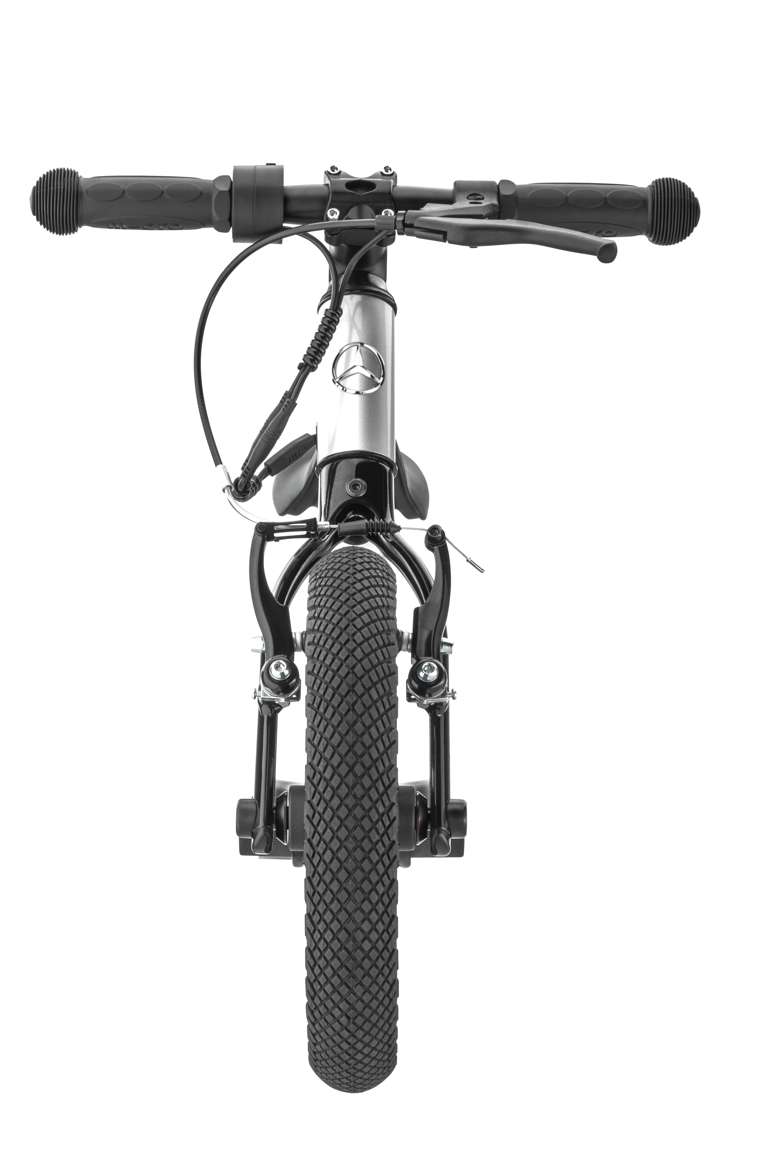 Laufrad Kinder, E-Balance - silberfarben, Aluminium, Micro Mobility