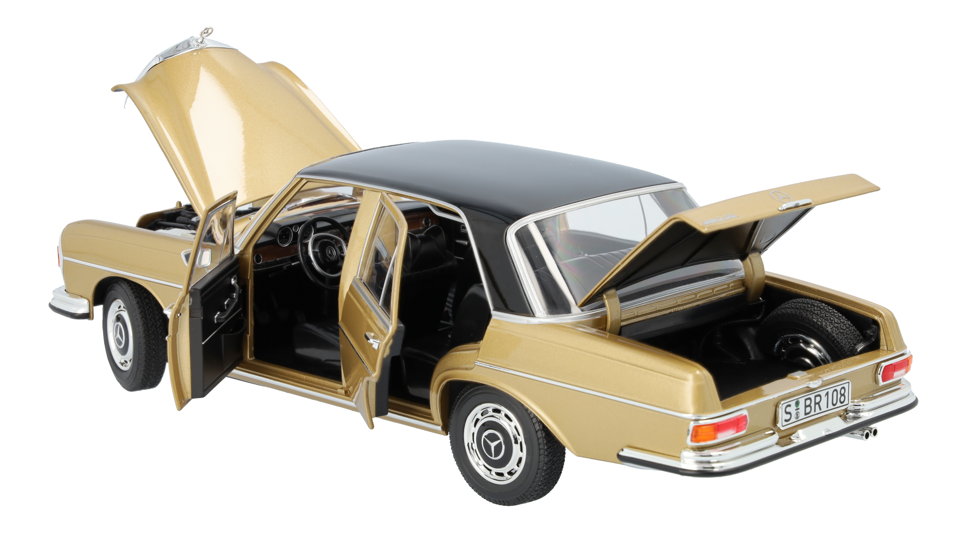 280 SE W 108 (1968-1972) - tunisbeige, Norev, 1:18 280 SE W 108 (1968-1972) - tunisbeige, Norev, 1:18