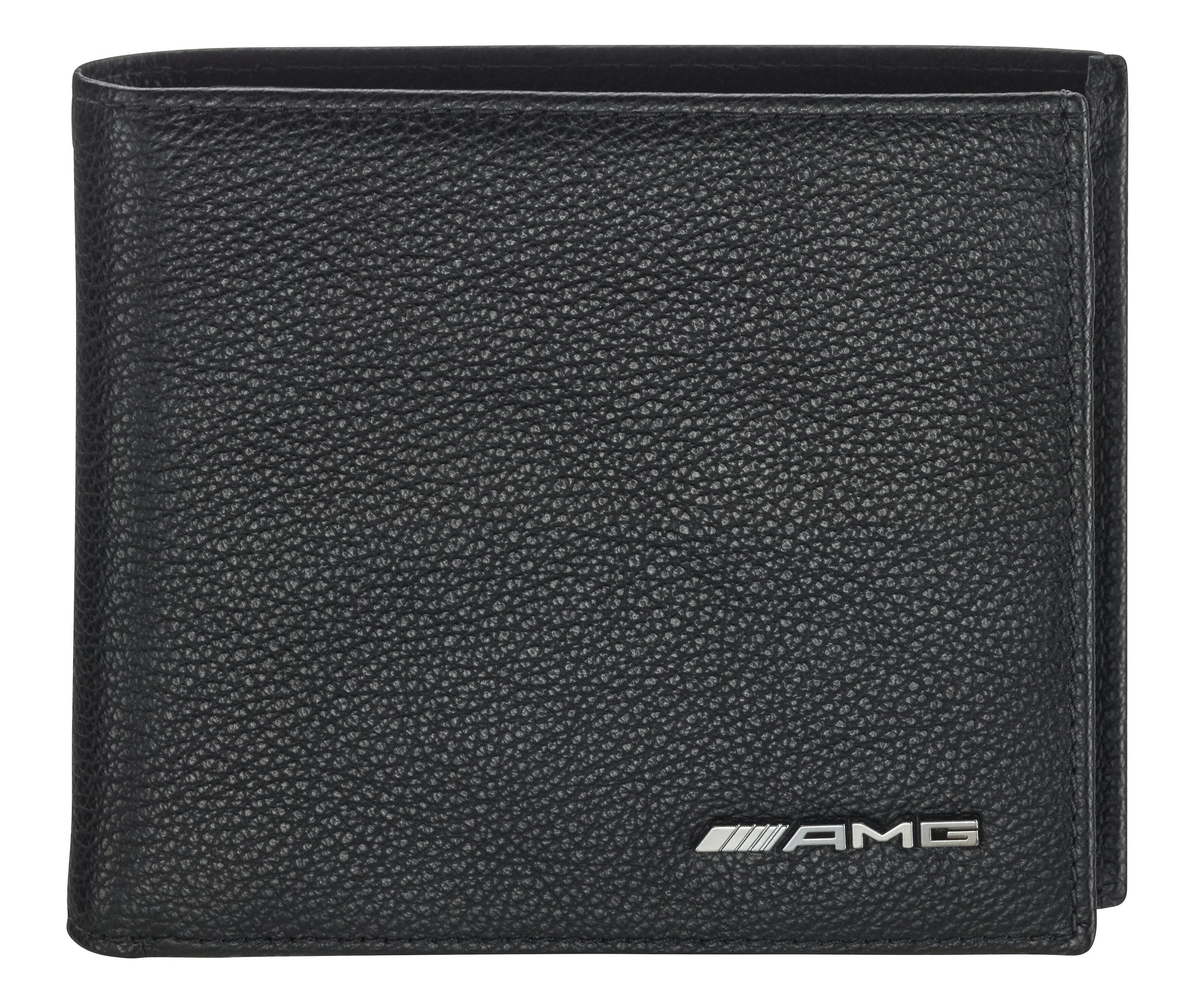 AMG Geldbörse - schwarz, Rindleder