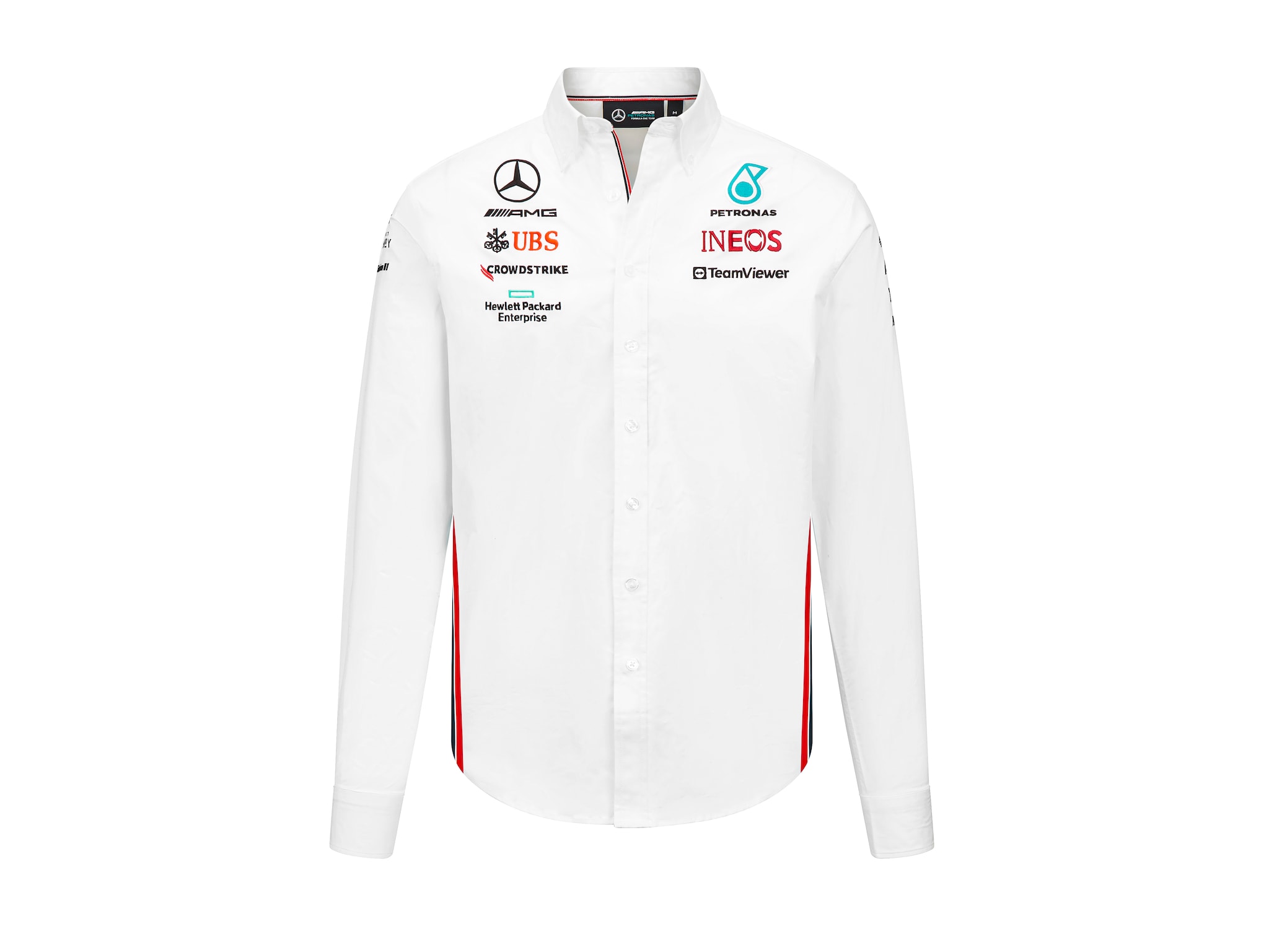 Hemd Herren, Team, Mercedes-AMG F1 - weiß, XXL