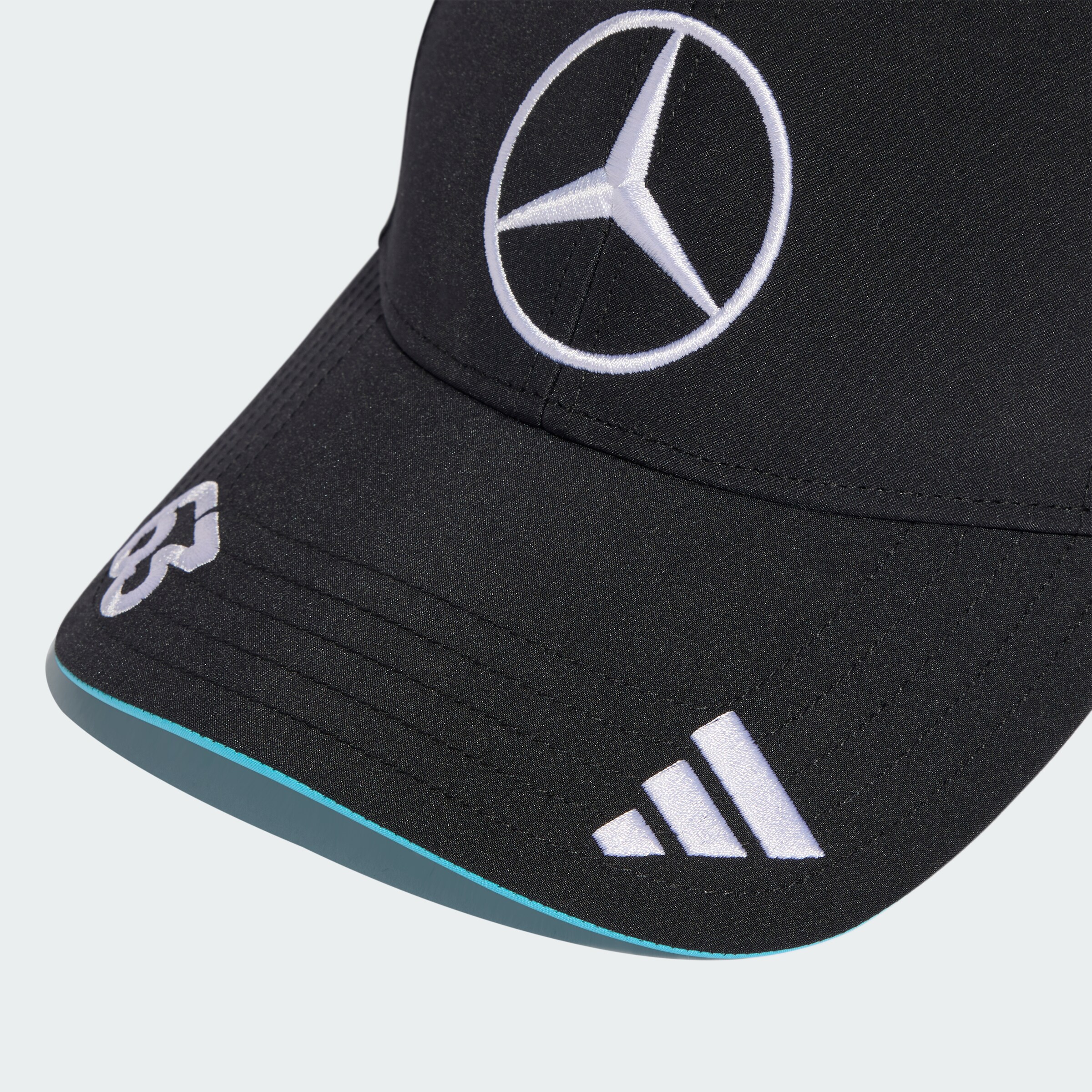Cap, George Russell, Mercedes-AMG F1 - schwarz, Polyester (recycelt)