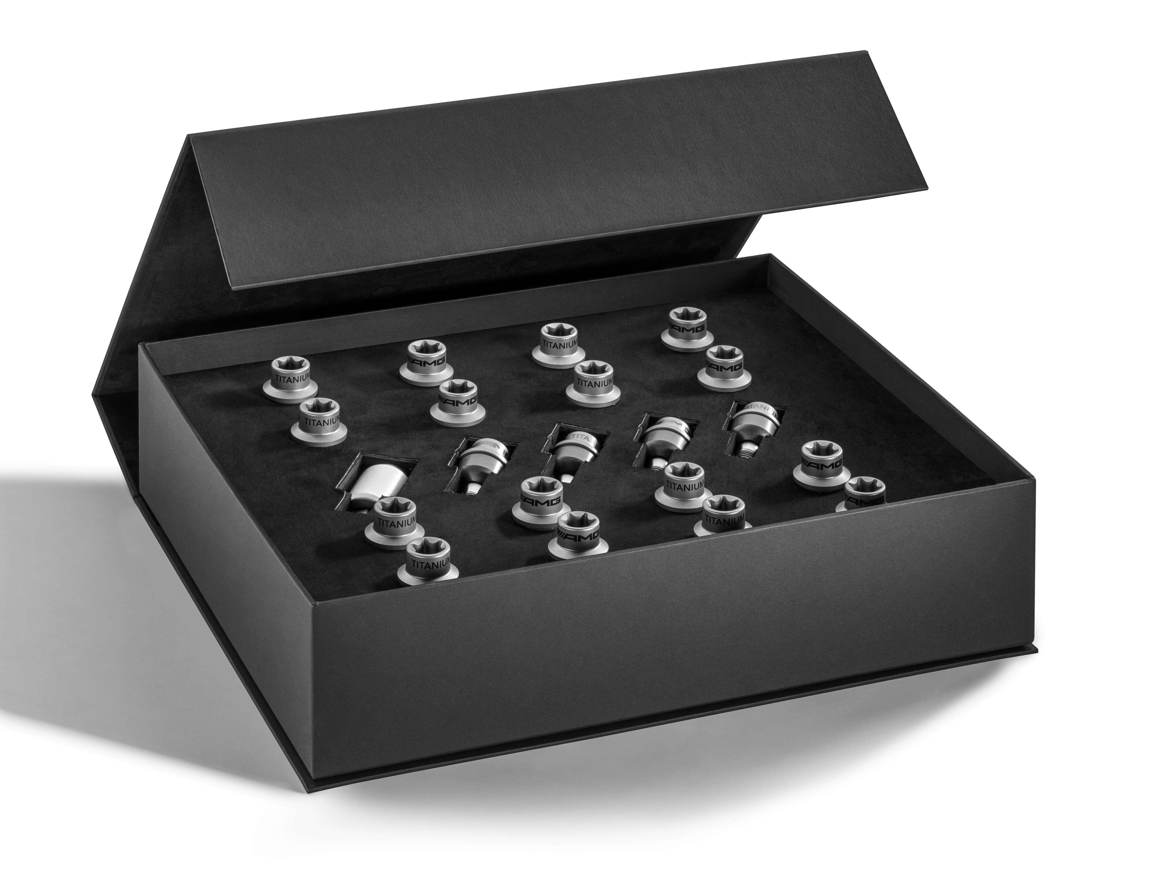 AMG Radbolzen, gewichtsoptimiert - titangrau, Titan