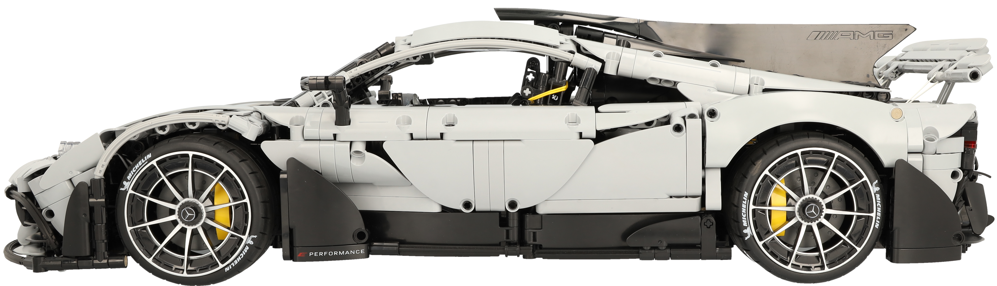 Mercedes-AMG ONE, Klemmbaustein R/C Modell - weiß, CaDa, 1:8 Mercedes-AMG ONE, Klemmbaustein R/C Modell - weiß, CaDa, 1:8