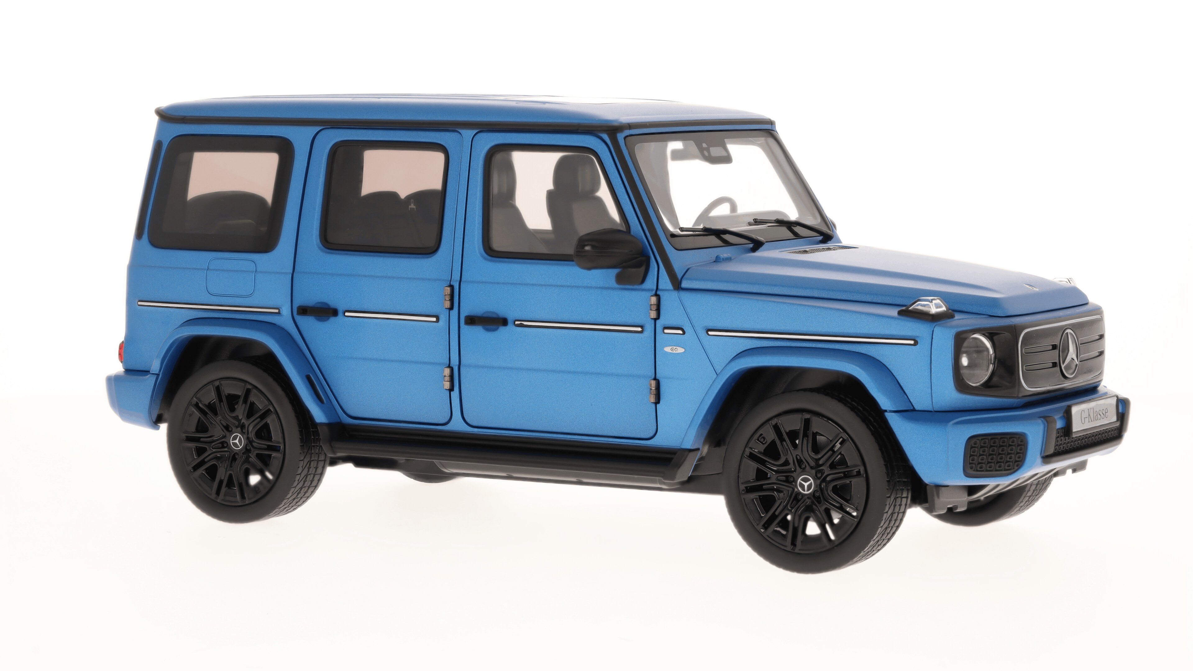 G 580 with EQ Technology, Geländewagen, AMG Line, N465 - MANUFAKTUR südseeblau magno, Norev, 1:18