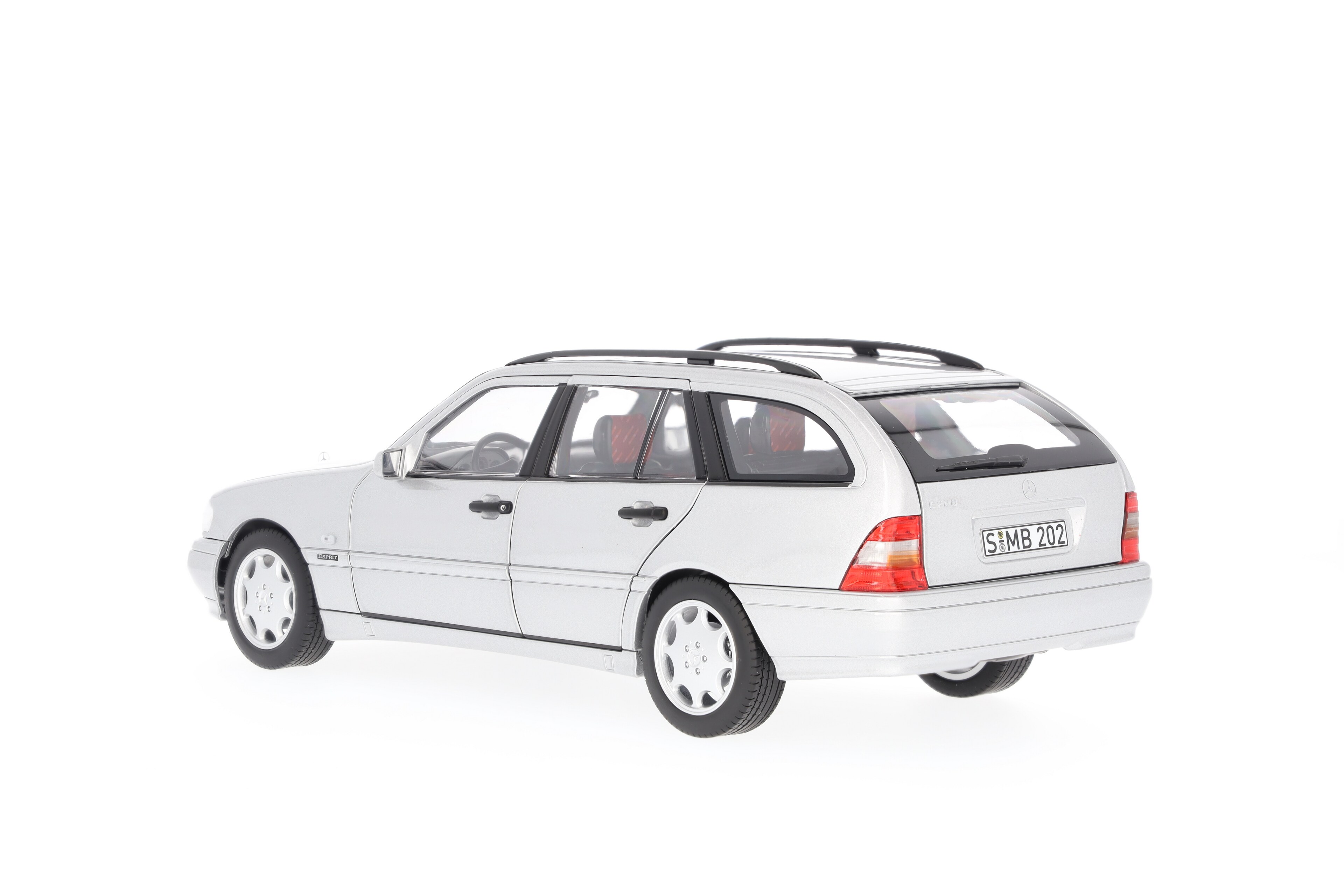 C 200 T-Modell S 202 (1997-2001) - brillantsilber, Norev, 1:18