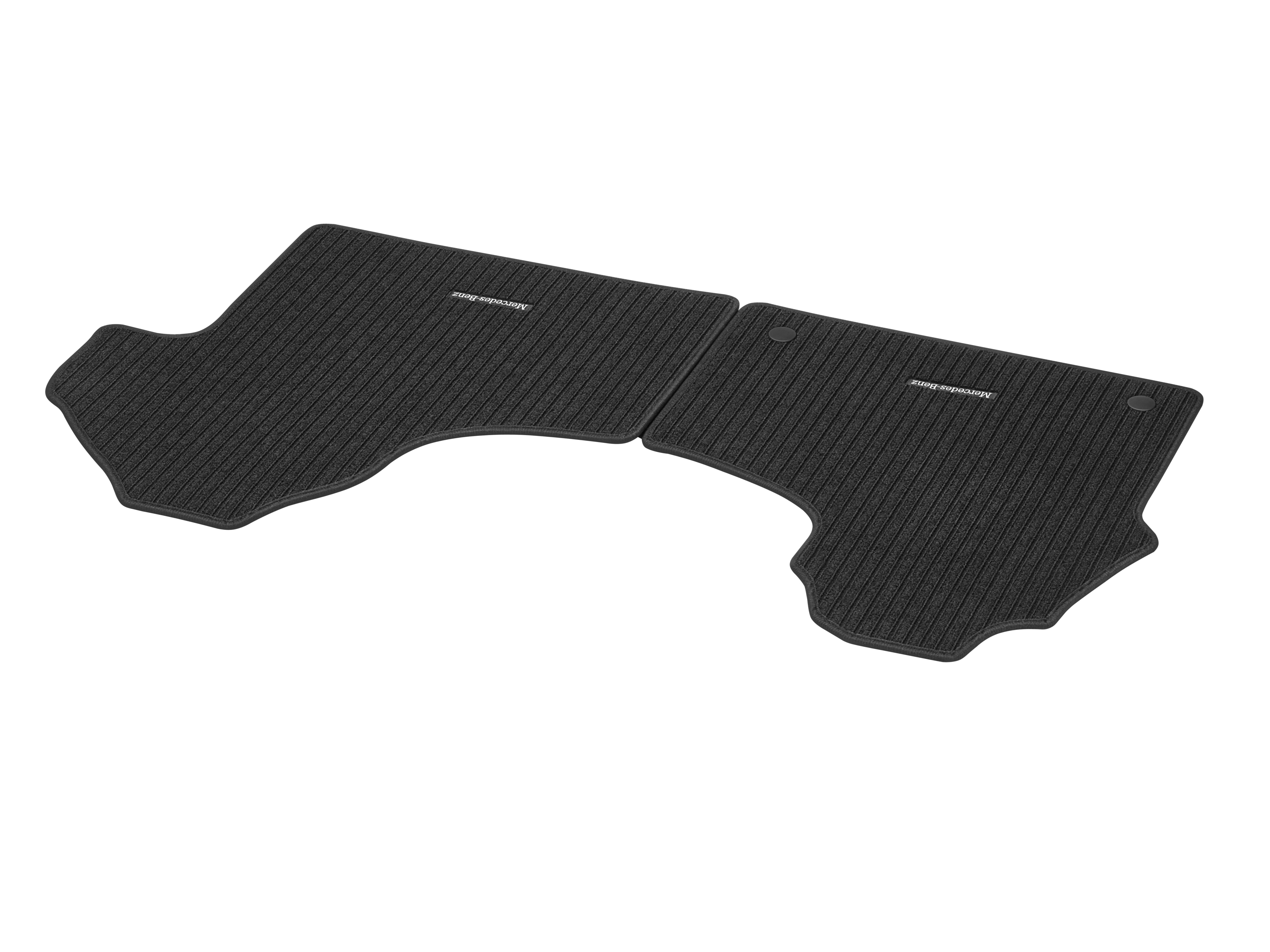 Ripsmatten, CLASSIC, Fahrer-/Beifahrermatte, 2-teilig, mit/ohne S23 (Beifahrer 2-Sitzer) - LL, schwarz