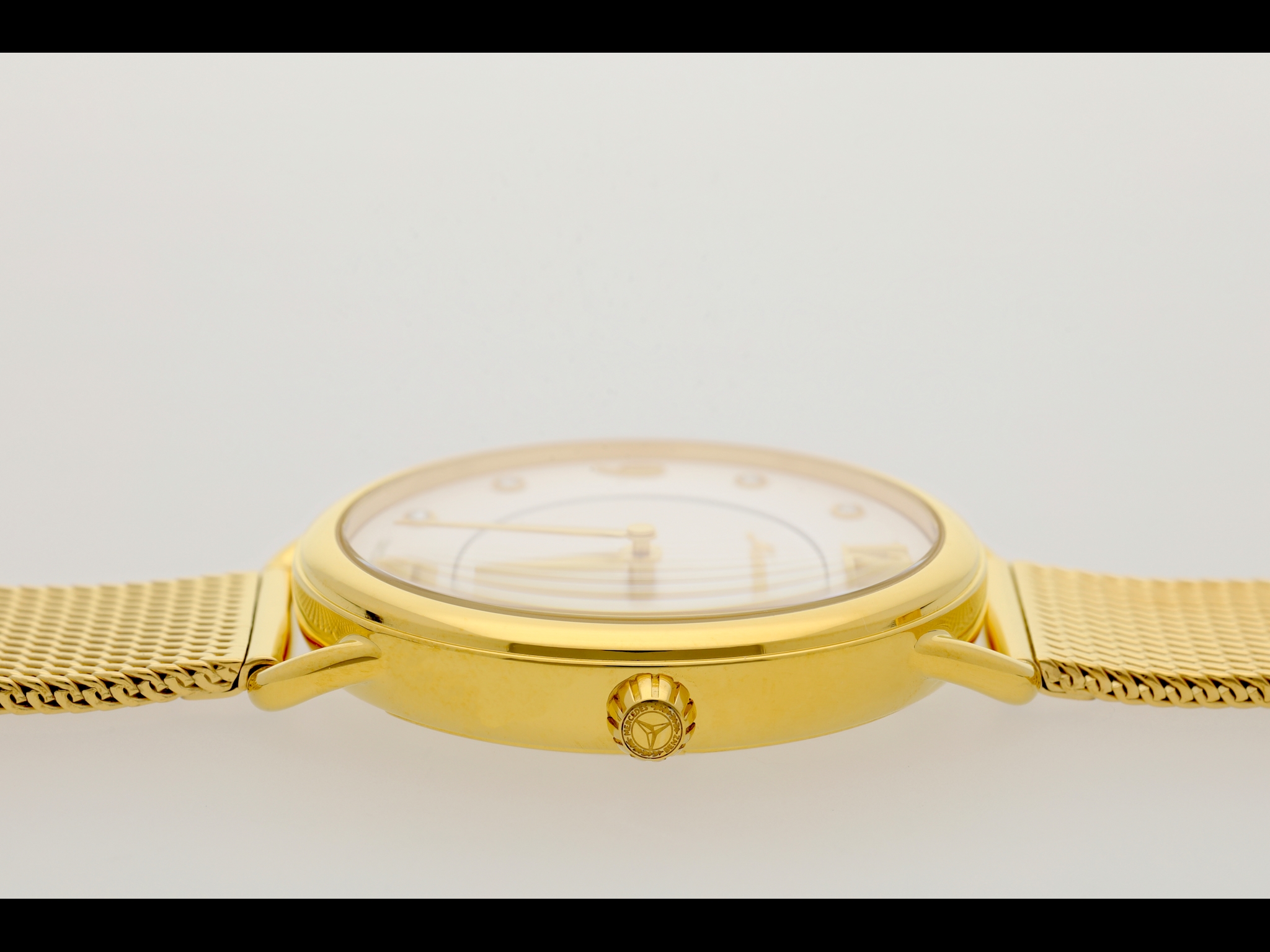 Armbanduhr Damen, Classic Lady - goldfarben, Edelstahl