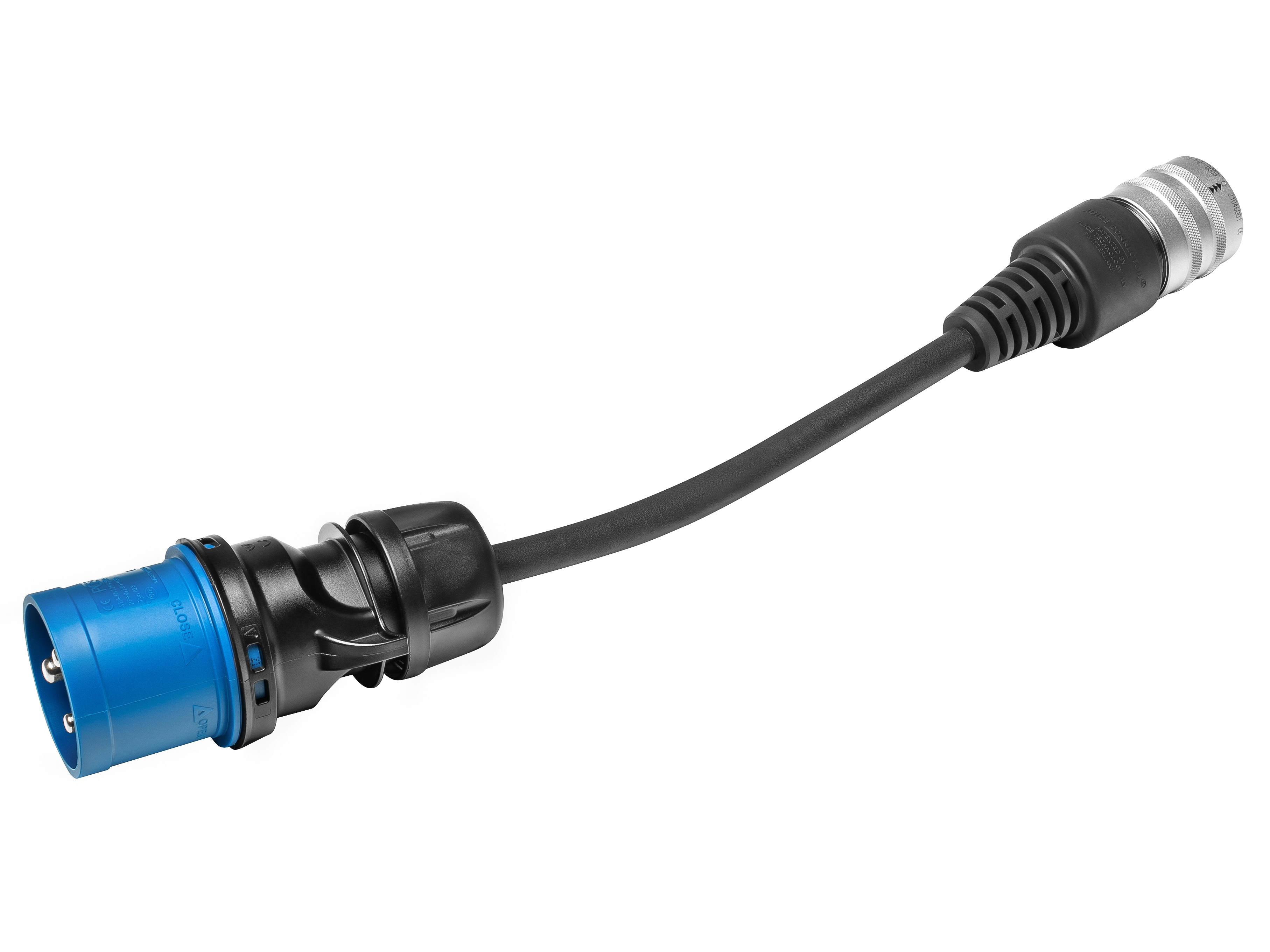 Flexibles Ladesystem, Adapter, CEE 32/1-phasig - schwarz Flexibles Ladesystem, Adapter, CEE 32/1-phasig - schwarz