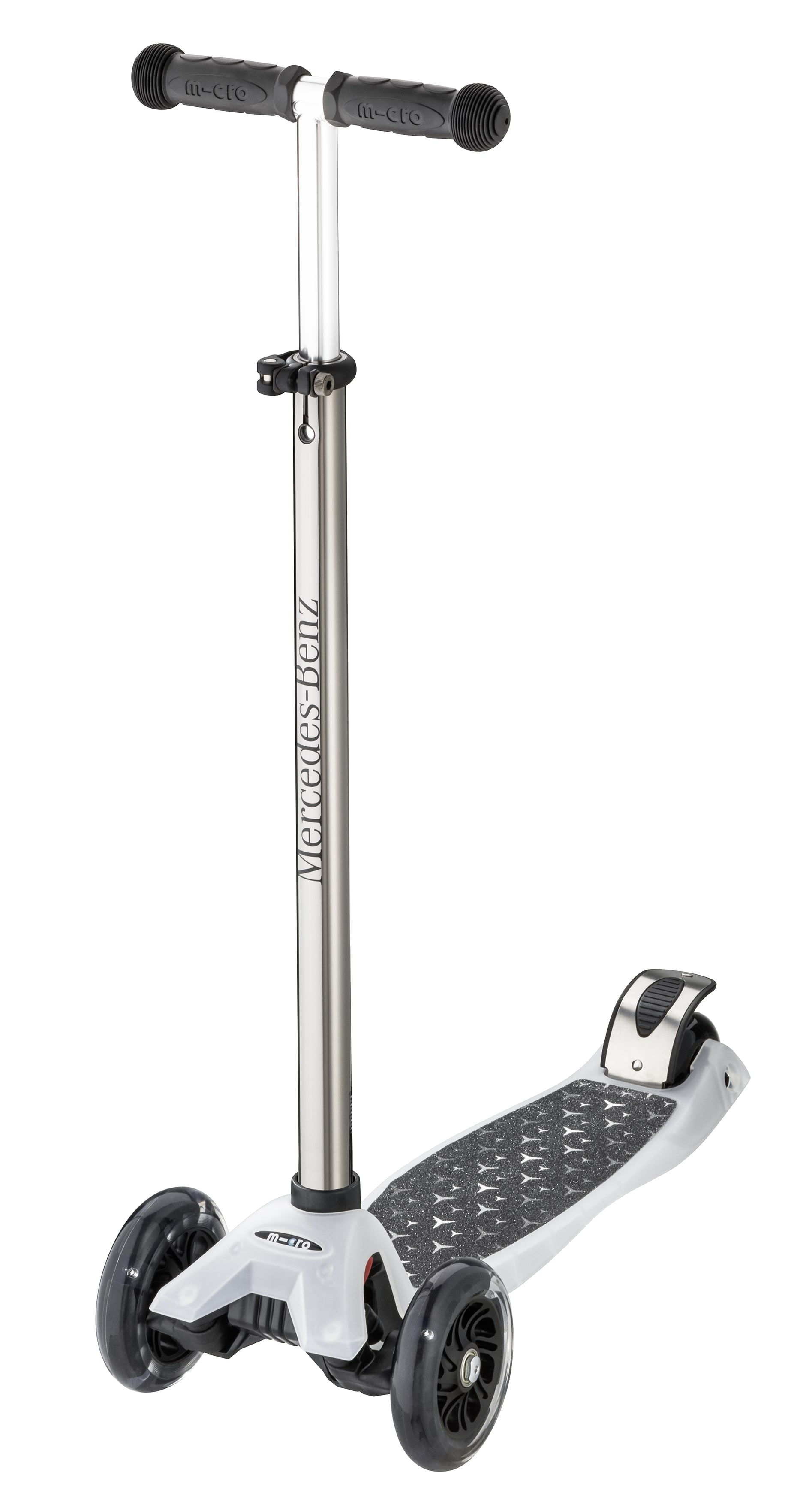 Tretroller Kinder, Maxi deluxe Flux  - neochrome black, Aluminium / Kunststoff, Micro Mobility