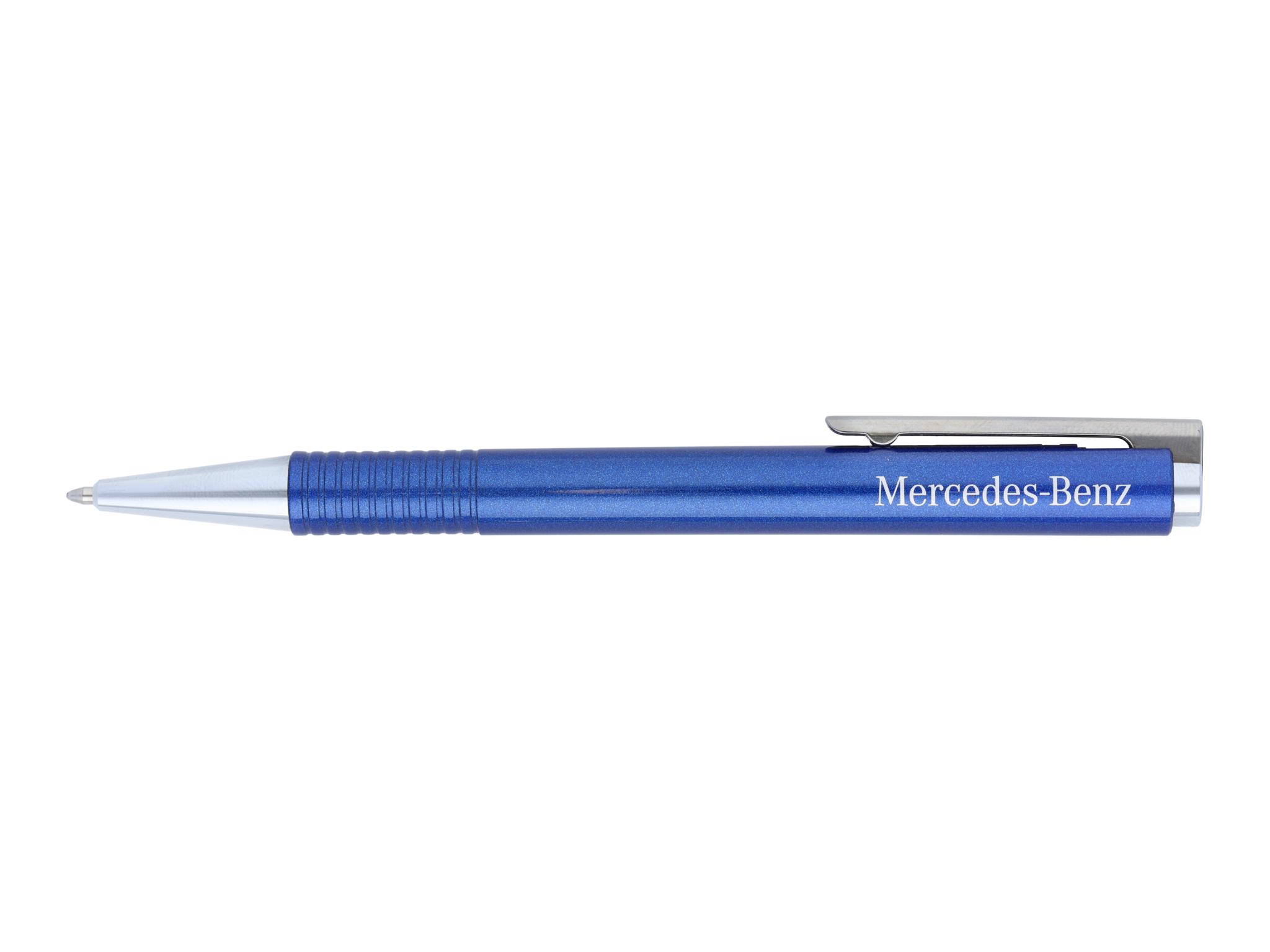 Kugelschreiber, LAMY logo - brillantblau, Kunststoff /  Edelstahl