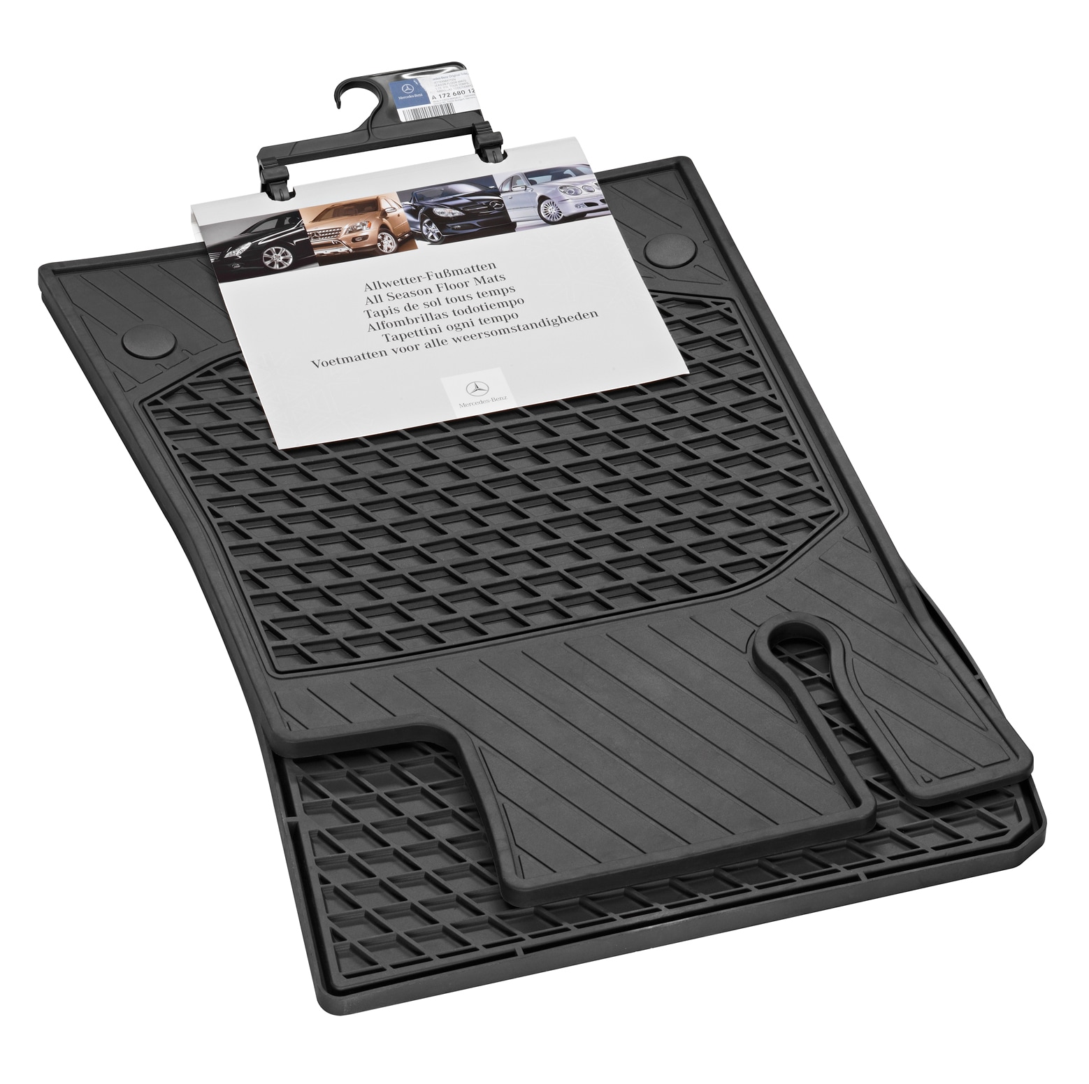 Allwettermatten, CLASSIC, Satz, 2-teilig - LL, schwarz Allwettermatten, CLASSIC, Satz, 2-teilig - LL, schwarz