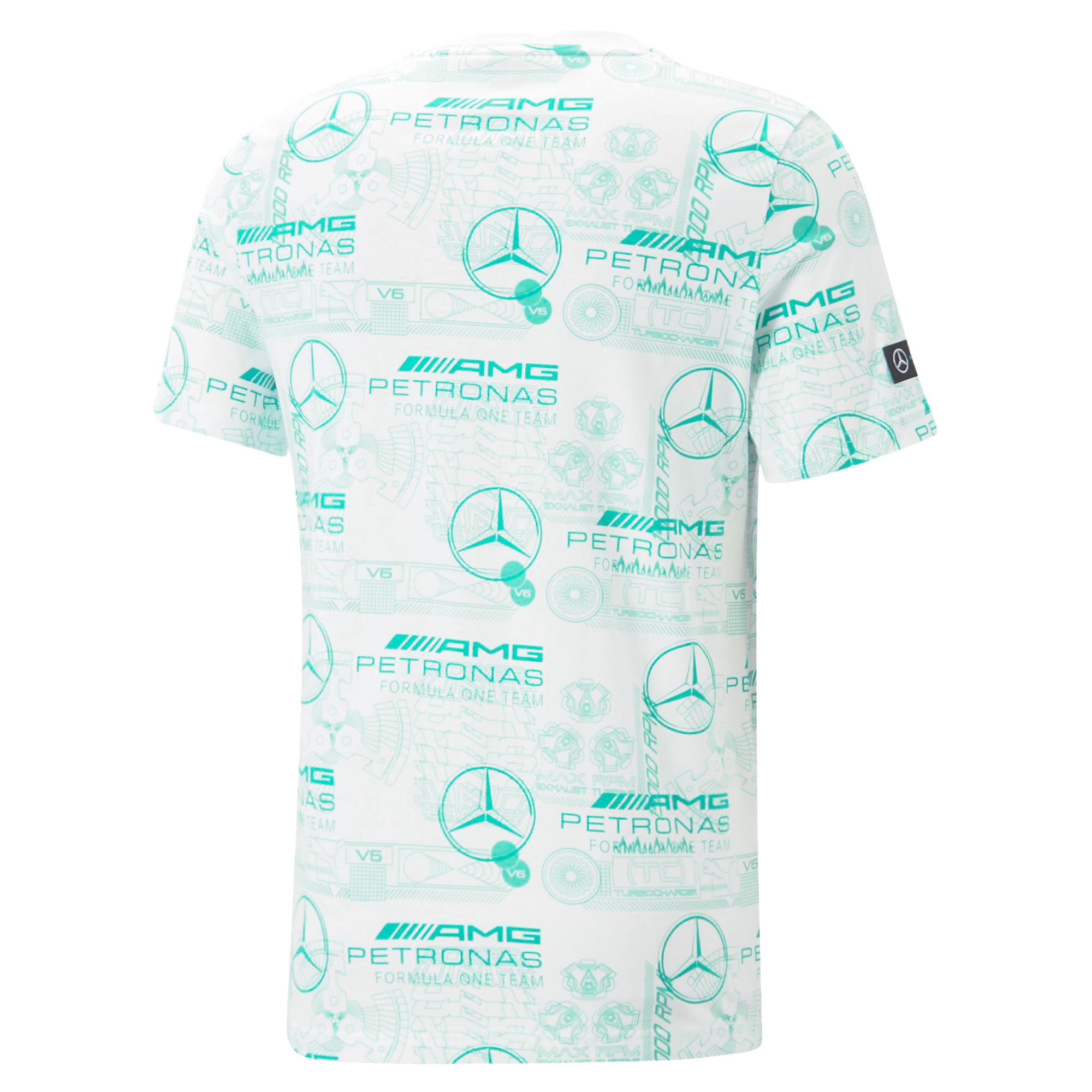 T-Shirt, Mercedes-AMG F1 - weiß, S