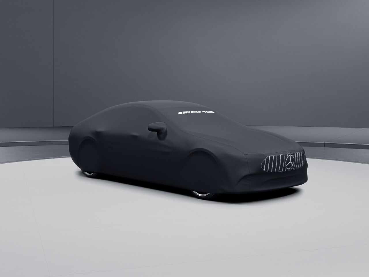 AMG Indoor-Car-Cover - Polyamid / Polyester, schwarz