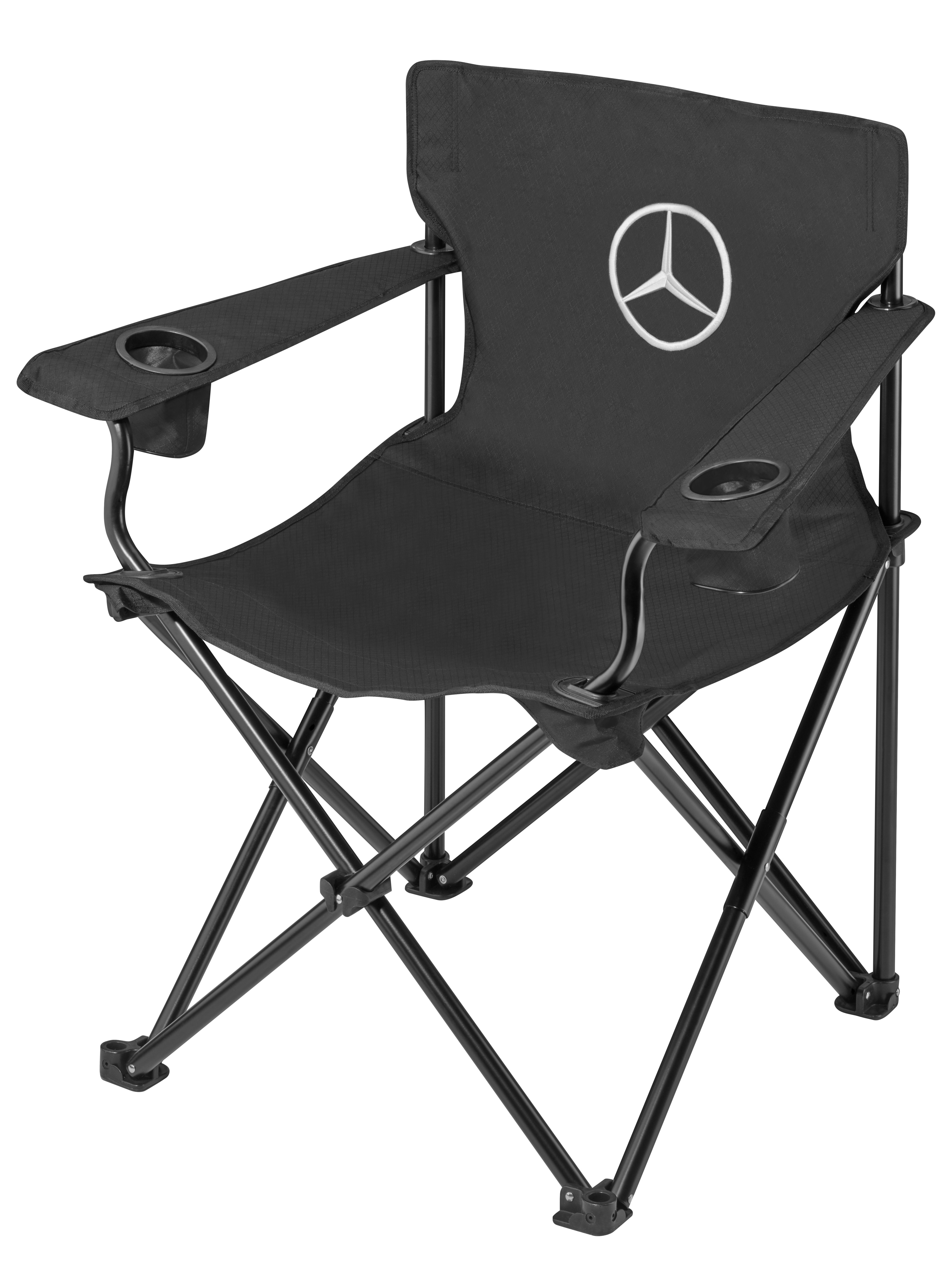 Faltstuhl - schwarz, Stahl / Polyester, BRUNNER Faltstuhl - schwarz, Stahl / Polyester, BRUNNER