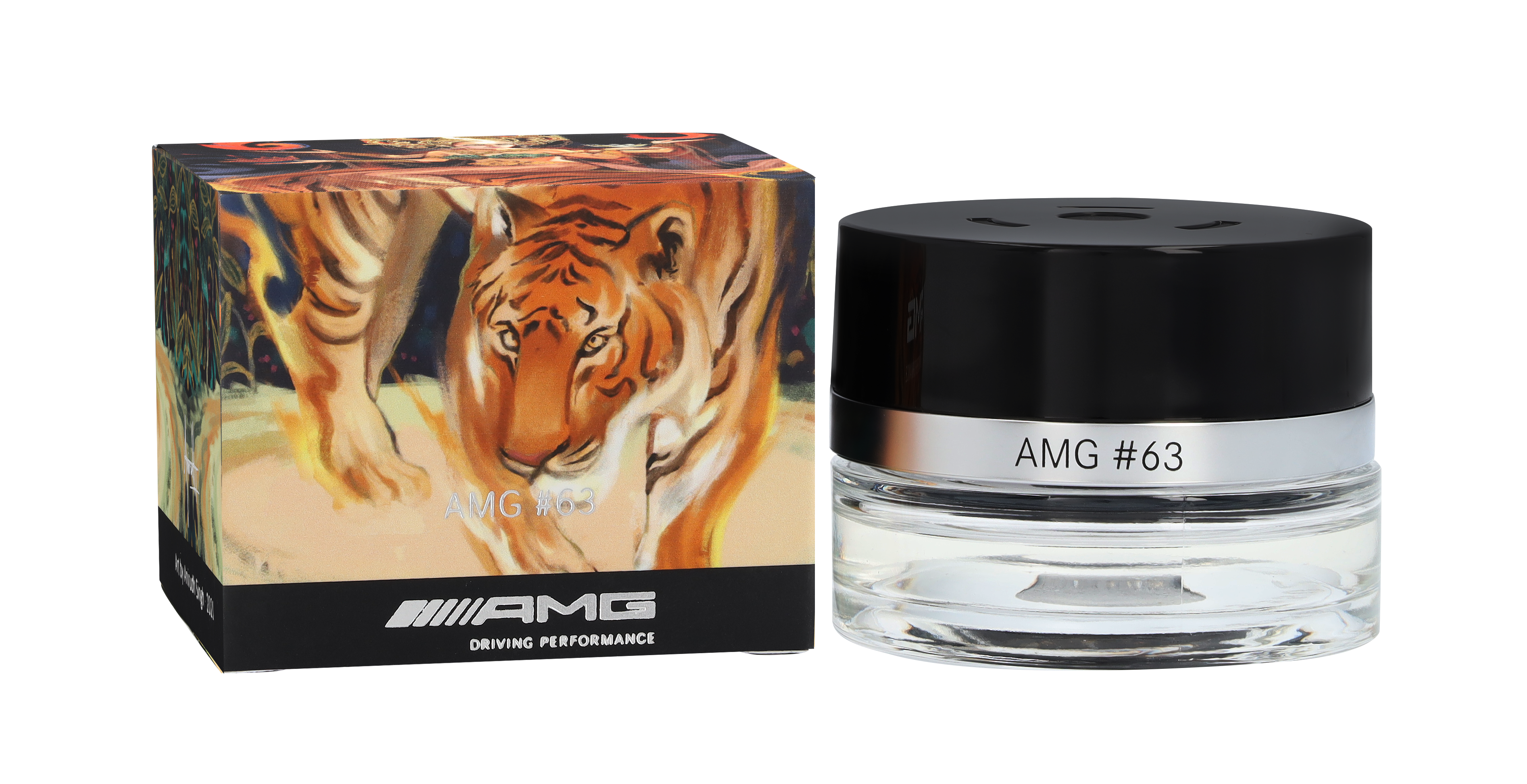Flakon, AMG #63 - transparent / schwarz, Glas, 15 ml Flakon, AMG #63 - transparent / schwarz, Glas, 15 ml