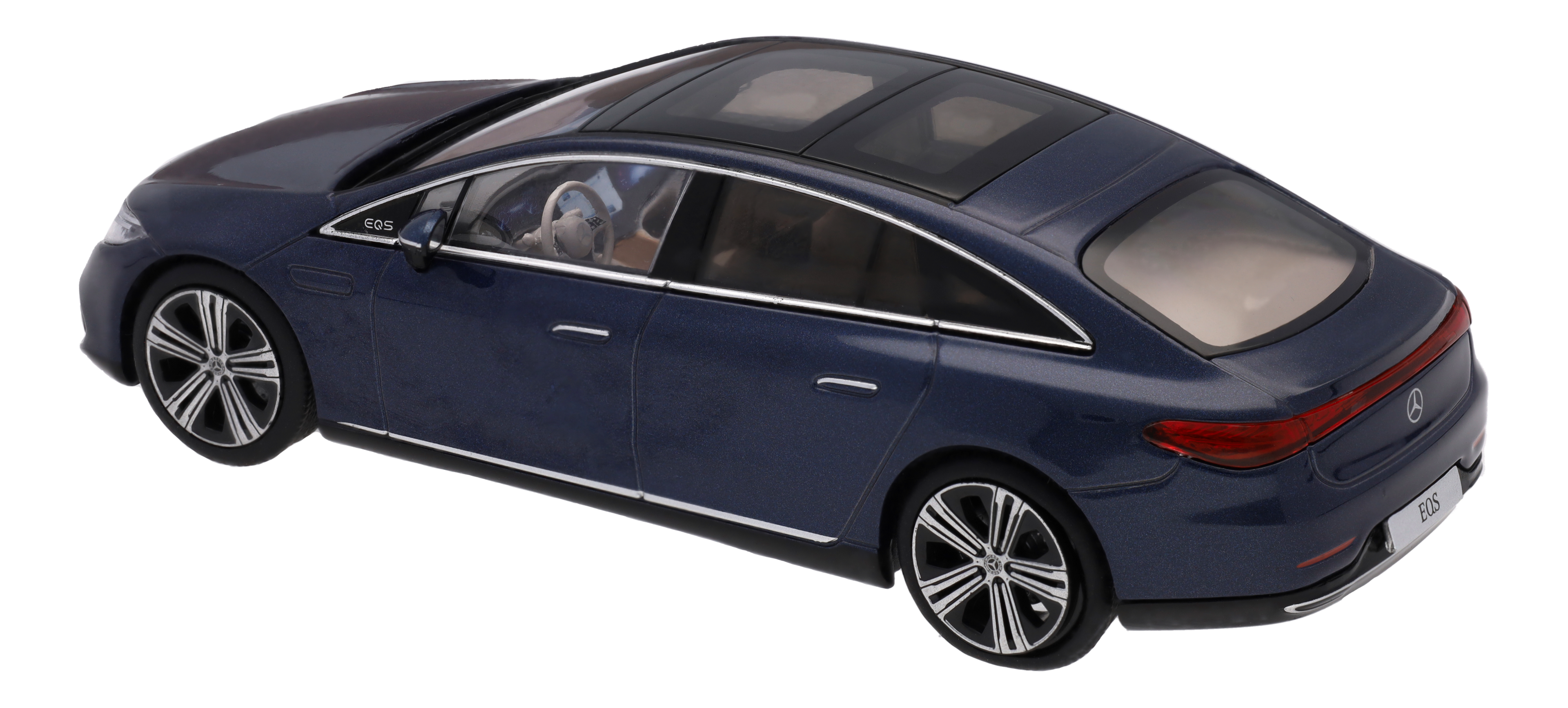 EQS, Limousine, V297 - sodalithblau, Herpa, 1:43 EQS, Limousine, V297 - sodalithblau, Herpa, 1:43