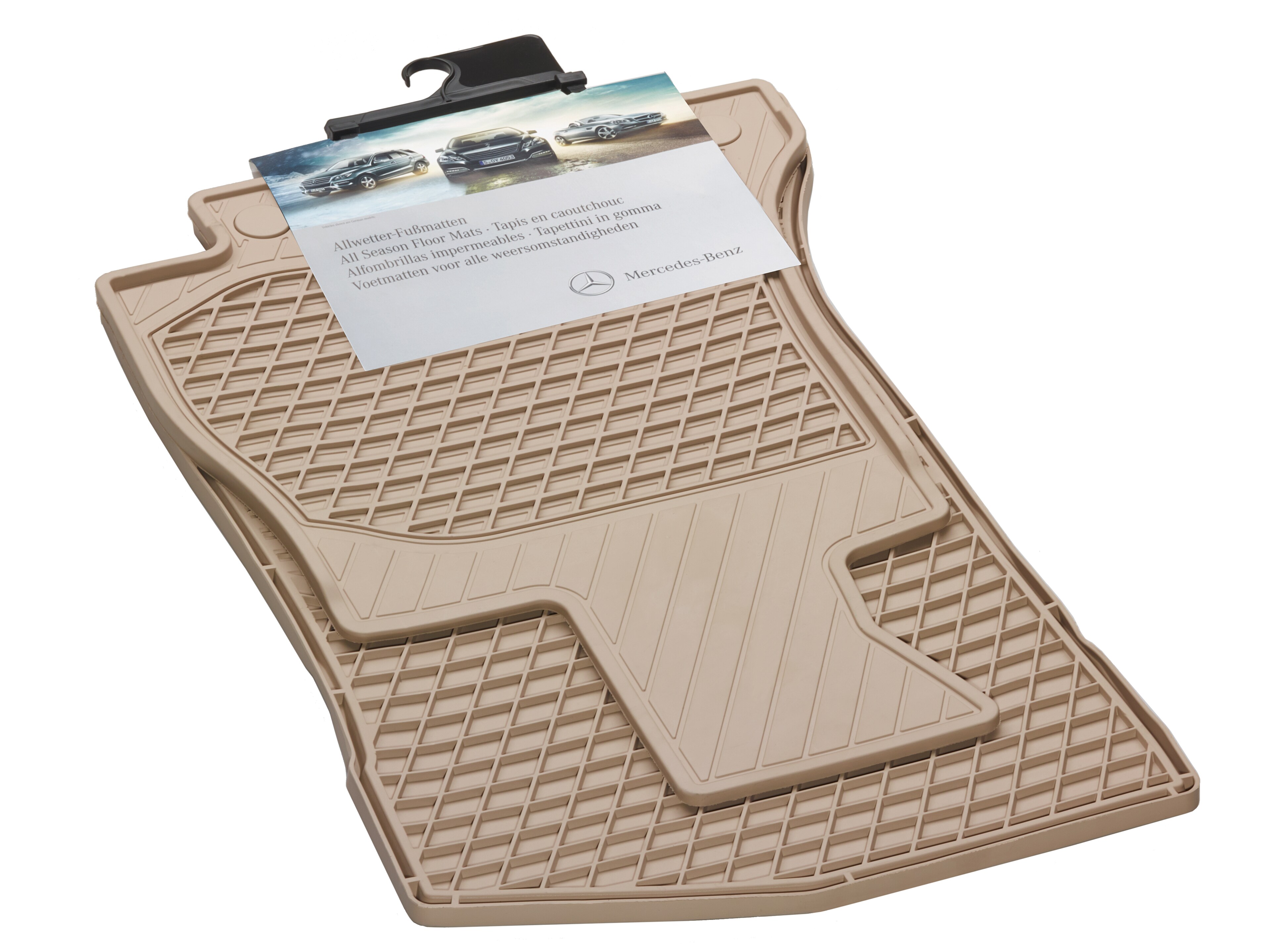Allwettermatten, CLASSIC, Fahrer-/Beifahrermatte, 2-teilig - RL, seidenbeige