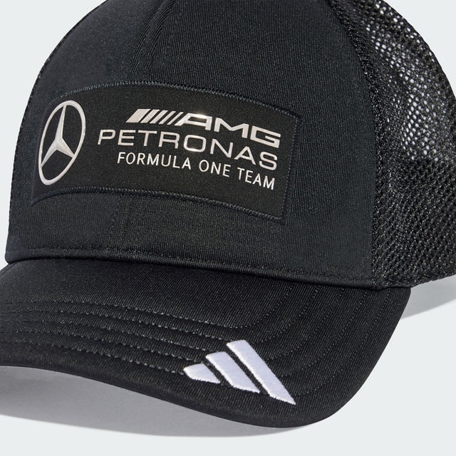 Trucker Cap, Team, Mercedes-AMG F1 - schwarz, Polyester (recycelt) / Elasthan Trucker Cap, Team, Mercedes-AMG F1 - schwarz, Polyester (recycelt) / Elasthan