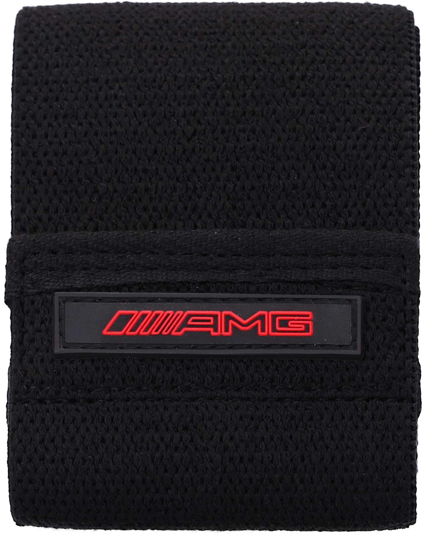 AMG Fitnessbänder, 3er-Set - schwarz / rot / grau, Polyester / Latex