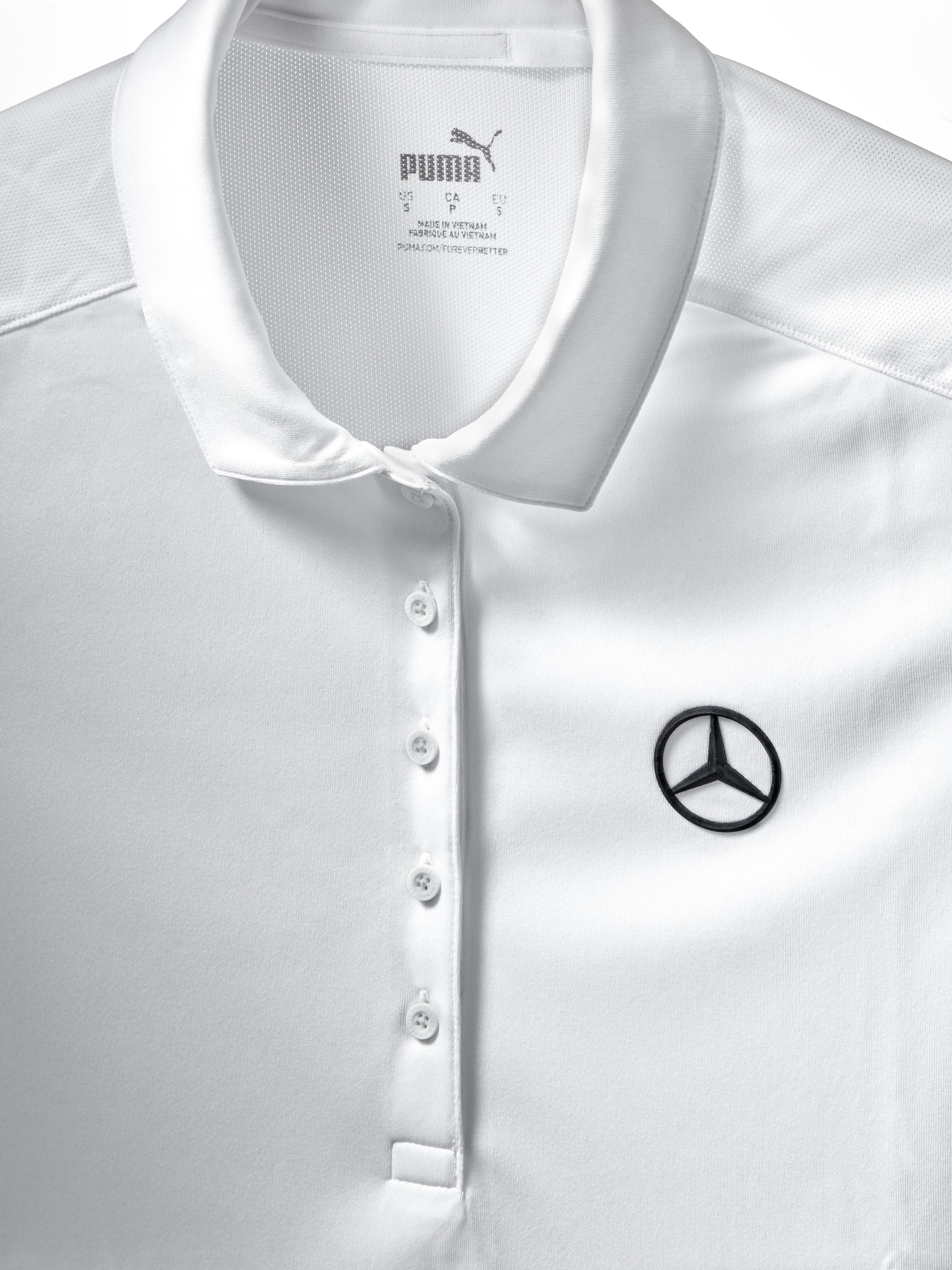 Golf-Poloshirt Damen, Pure - white, S
