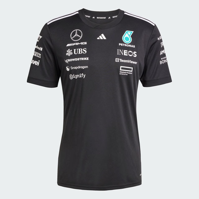 T-Shirt Damen, Fahrer, Mercedes-AMG F1 - schwarz, XXS T-Shirt Damen, Fahrer, Mercedes-AMG F1 - schwarz, XXS