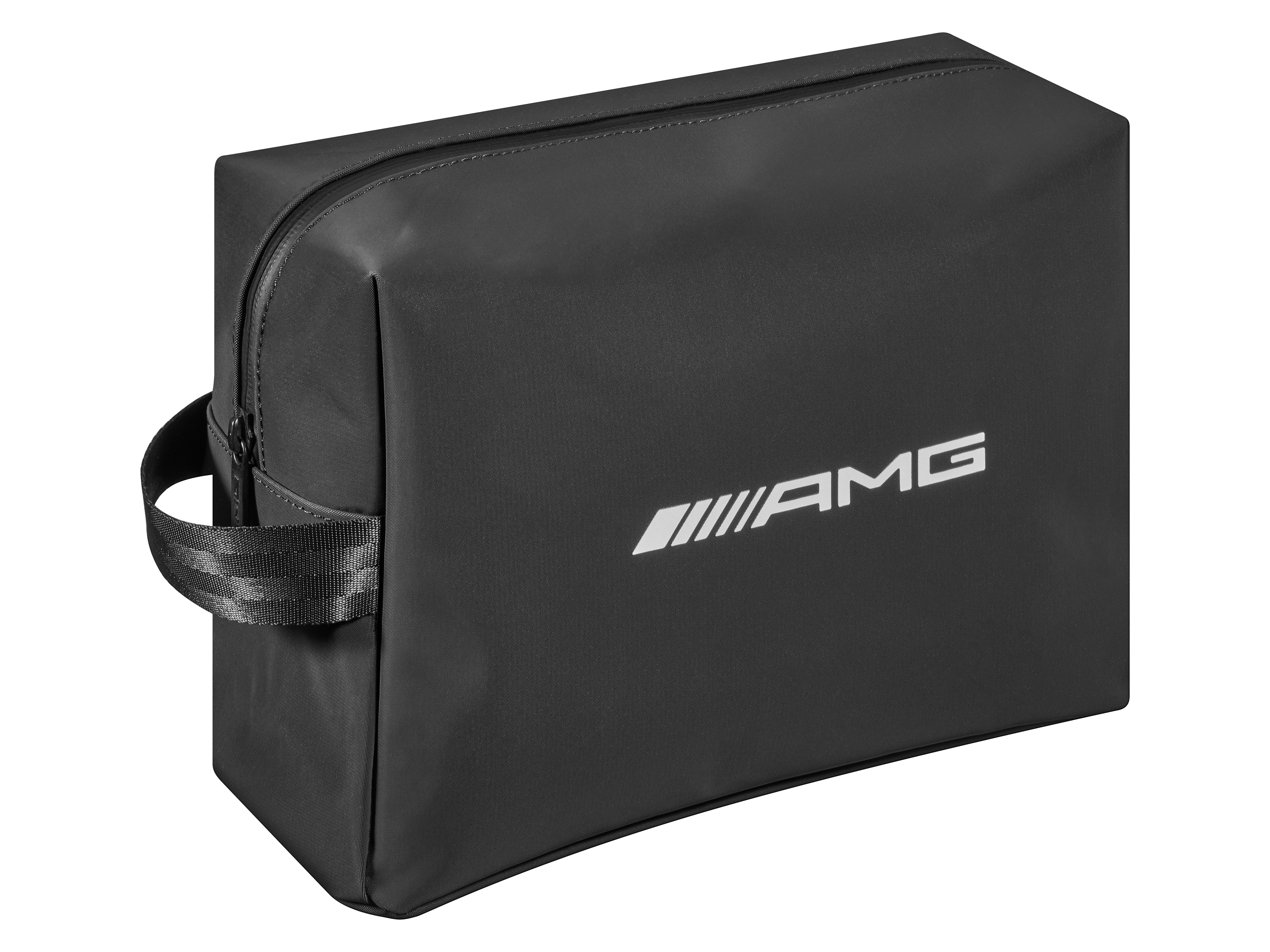 AMG Kulturbeutel - schwarz, PVC / Polyester, unisex