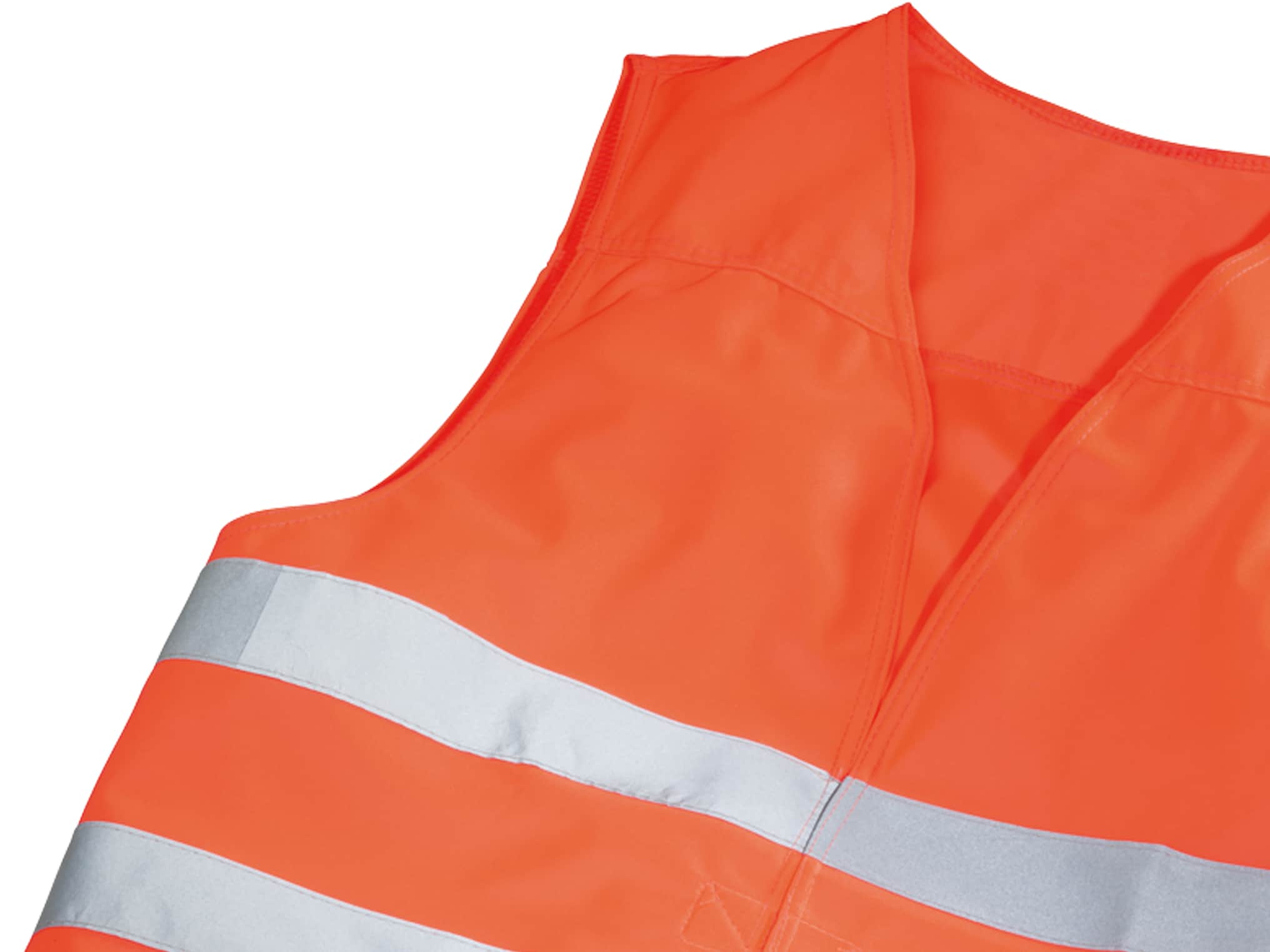 Warnweste - orange, Polyester, LL/RL Warnweste - orange, Polyester, LL/RL