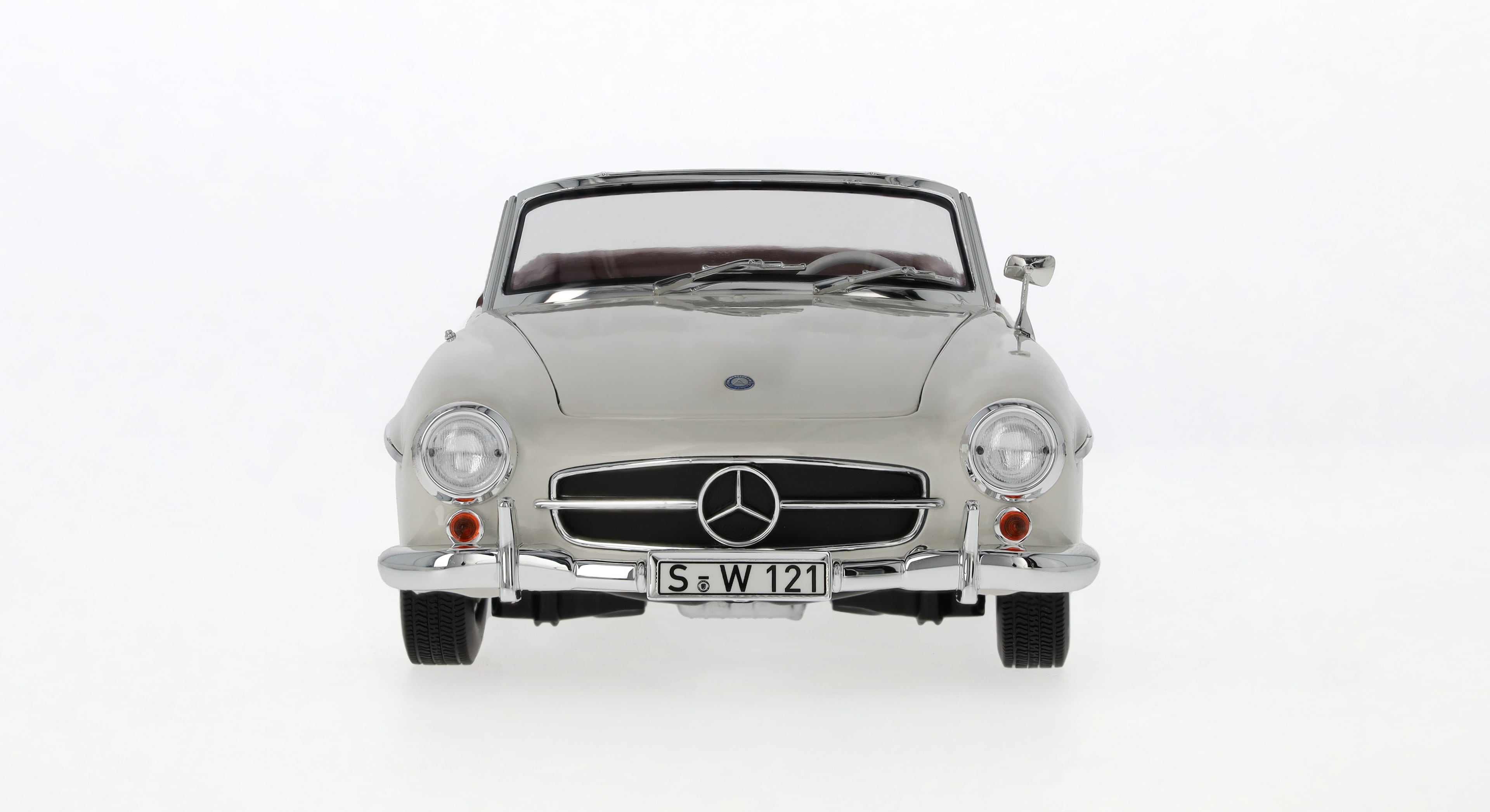 190 SL Roadster W 121 (1954-1963) - weißgrau, Norev, 1:18 190 SL Roadster W 121 (1954-1963) - weißgrau, Norev, 1:18