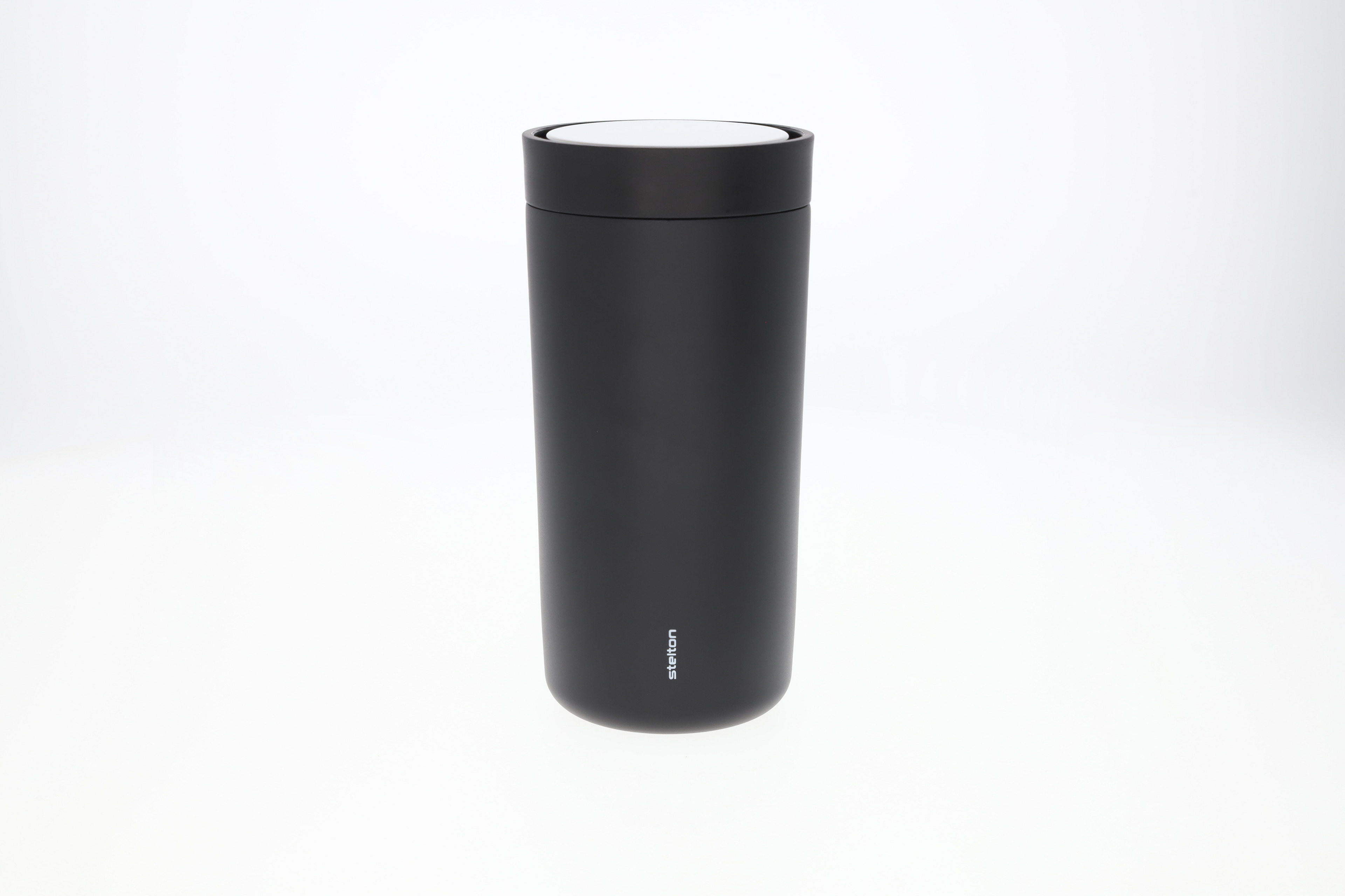 To Go Becher - schwarz, Edelstahl / Polypropylen, Stelton, 400 ml To Go Becher - schwarz, Edelstahl / Polypropylen, Stelton, 400 ml