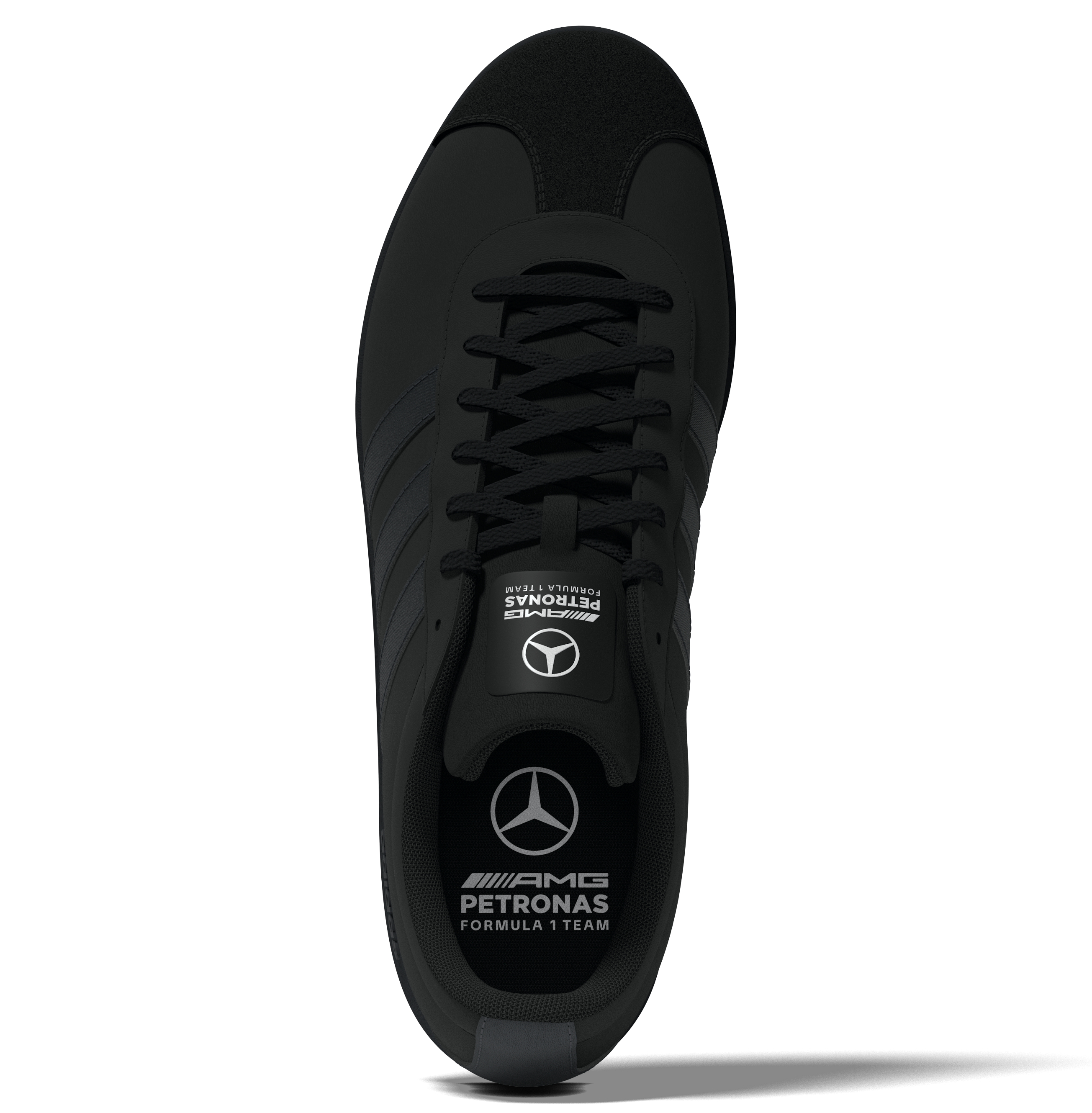 Sneakers, VL Court, Mercedes-AMG F1 - schwarz, 7,5, adidas