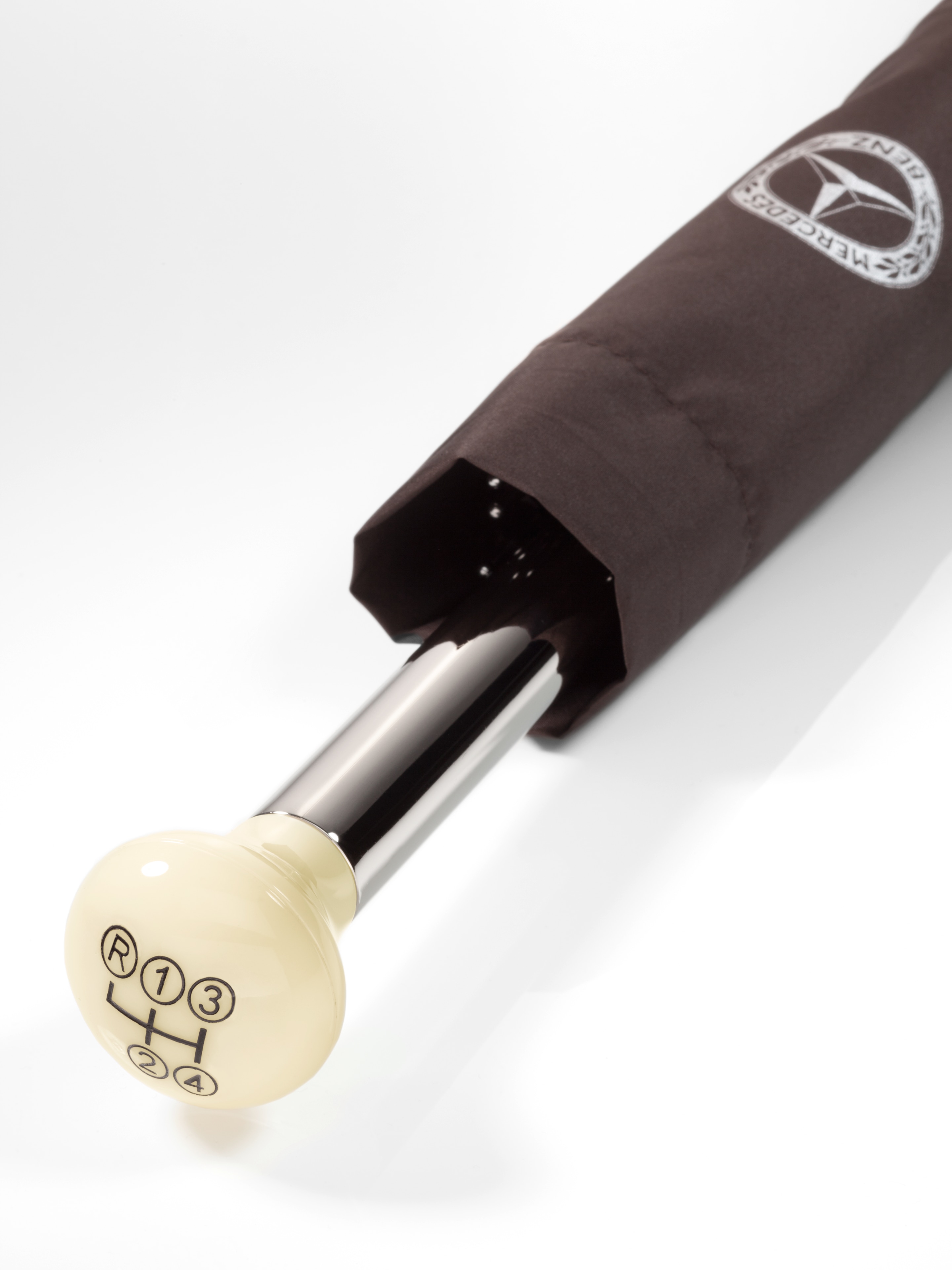 Gästeschirm, 300 SL, Schaltknauf - braun, Stahl / Fiberglas / Polyester Gästeschirm, 300 SL, Schaltknauf - braun, Stahl / Fiberglas / Polyester
