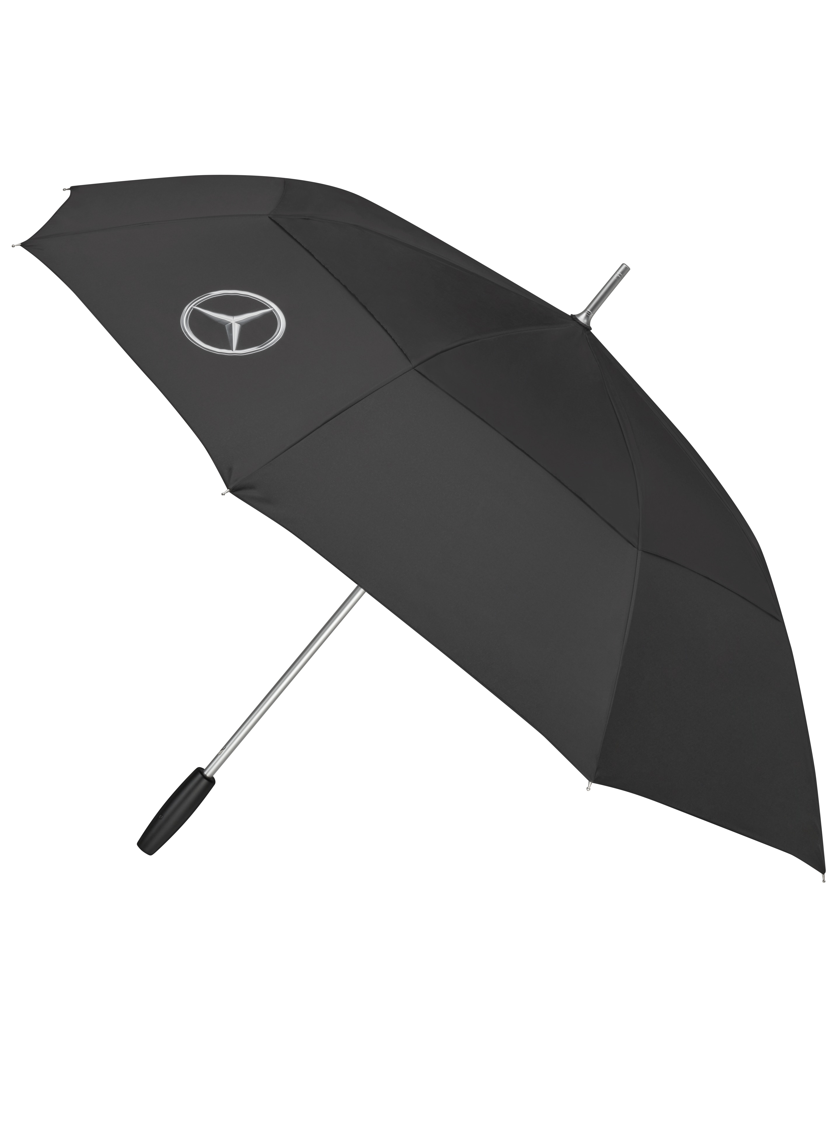 Gästeschirm - schwarz, Aluminium / Polyester Gästeschirm - schwarz, Aluminium / Polyester