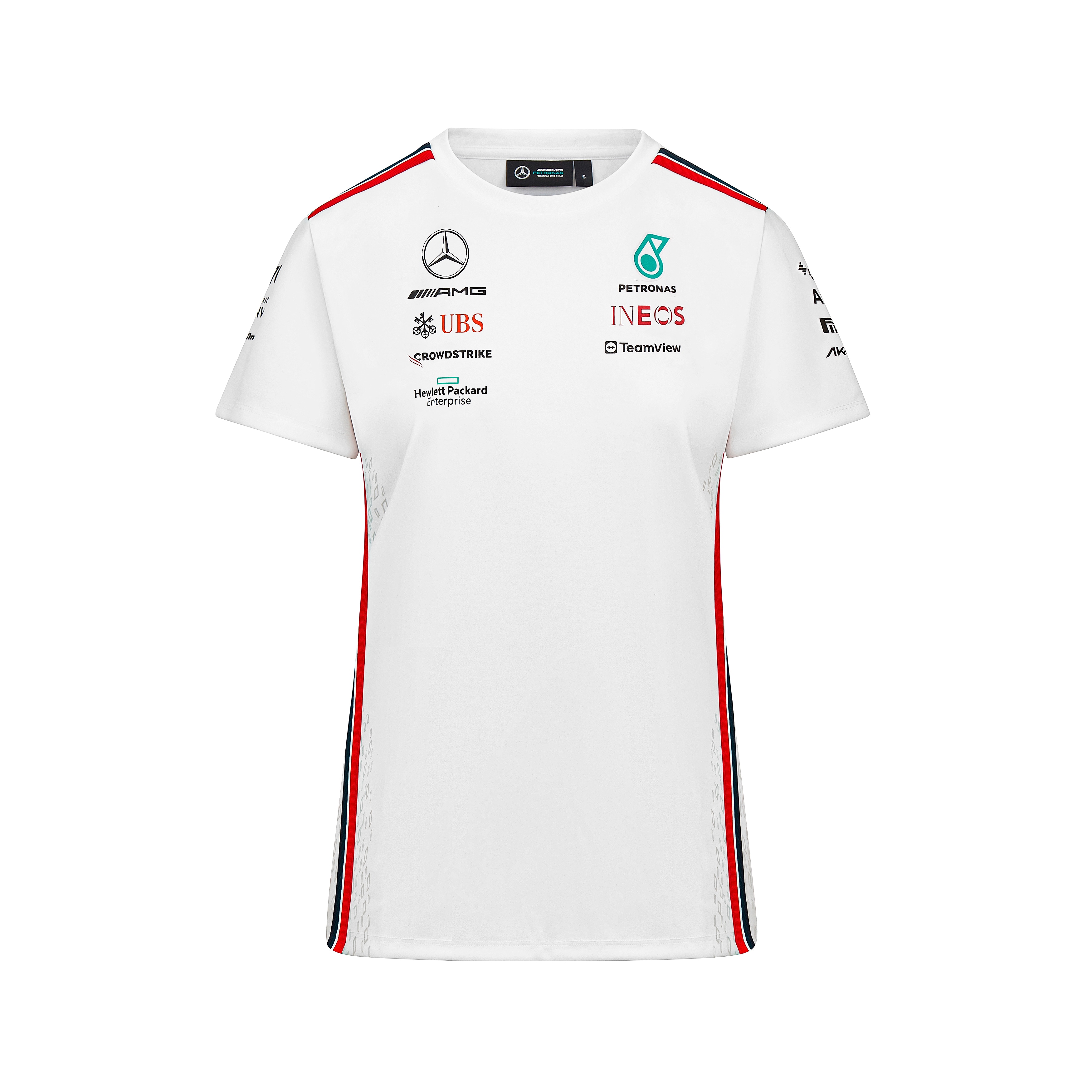 T-Shirt Damen, Team, Mercedes-AMG F1 - weiß, M