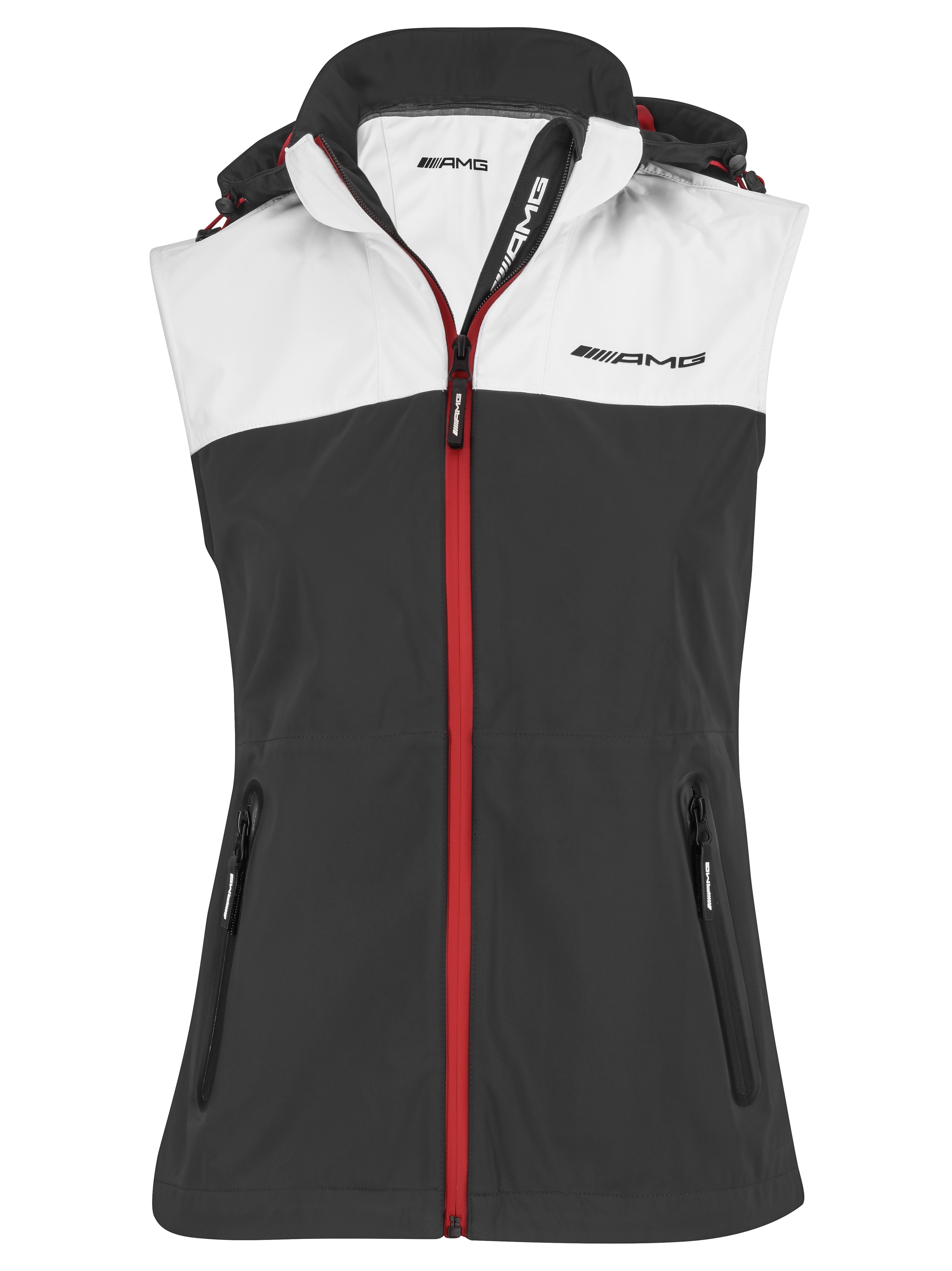 AMG Softshellweste Damen - schwarz, XXS