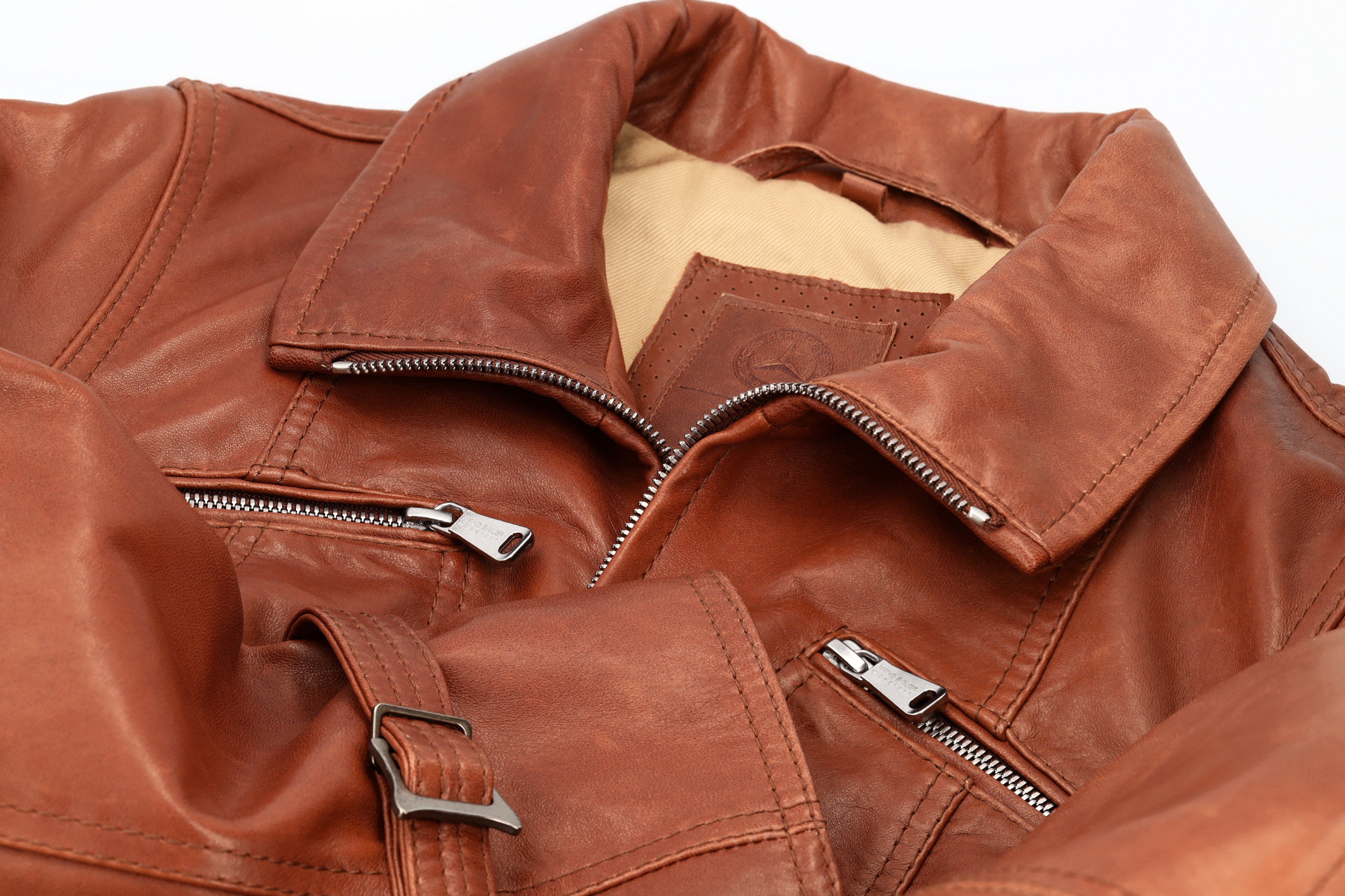 Lederjacke Damen - cognac, 44 Lederjacke Damen - cognac, 44