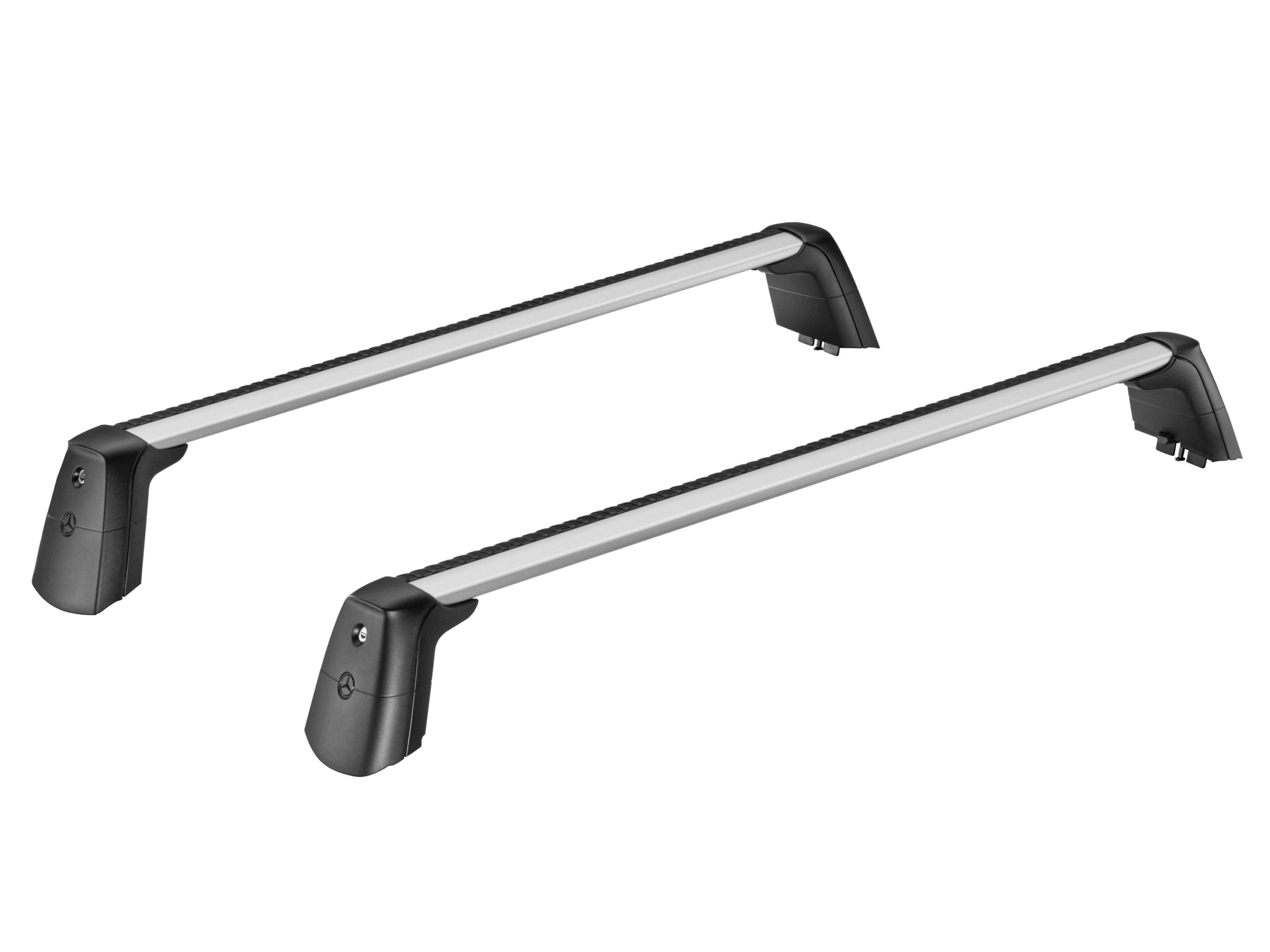 Grundträger - Aluminium / Stahl / Kunststoff, silberfarben / schwarz