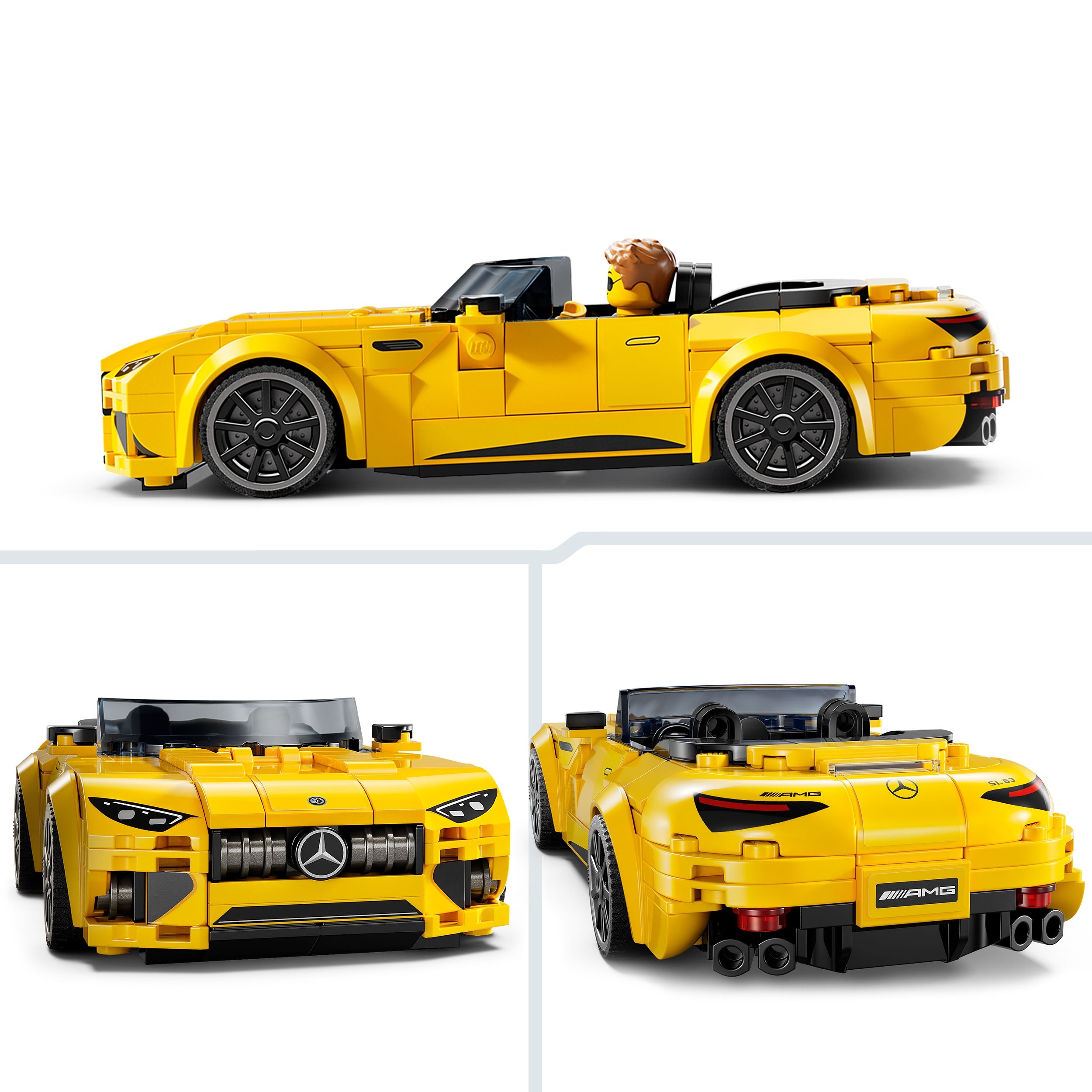 LEGO® Speed Champions G 63 & SL 63 - schwarz / gelb, LEGO LEGO® Speed Champions G 63 & SL 63 - schwarz / gelb, LEGO